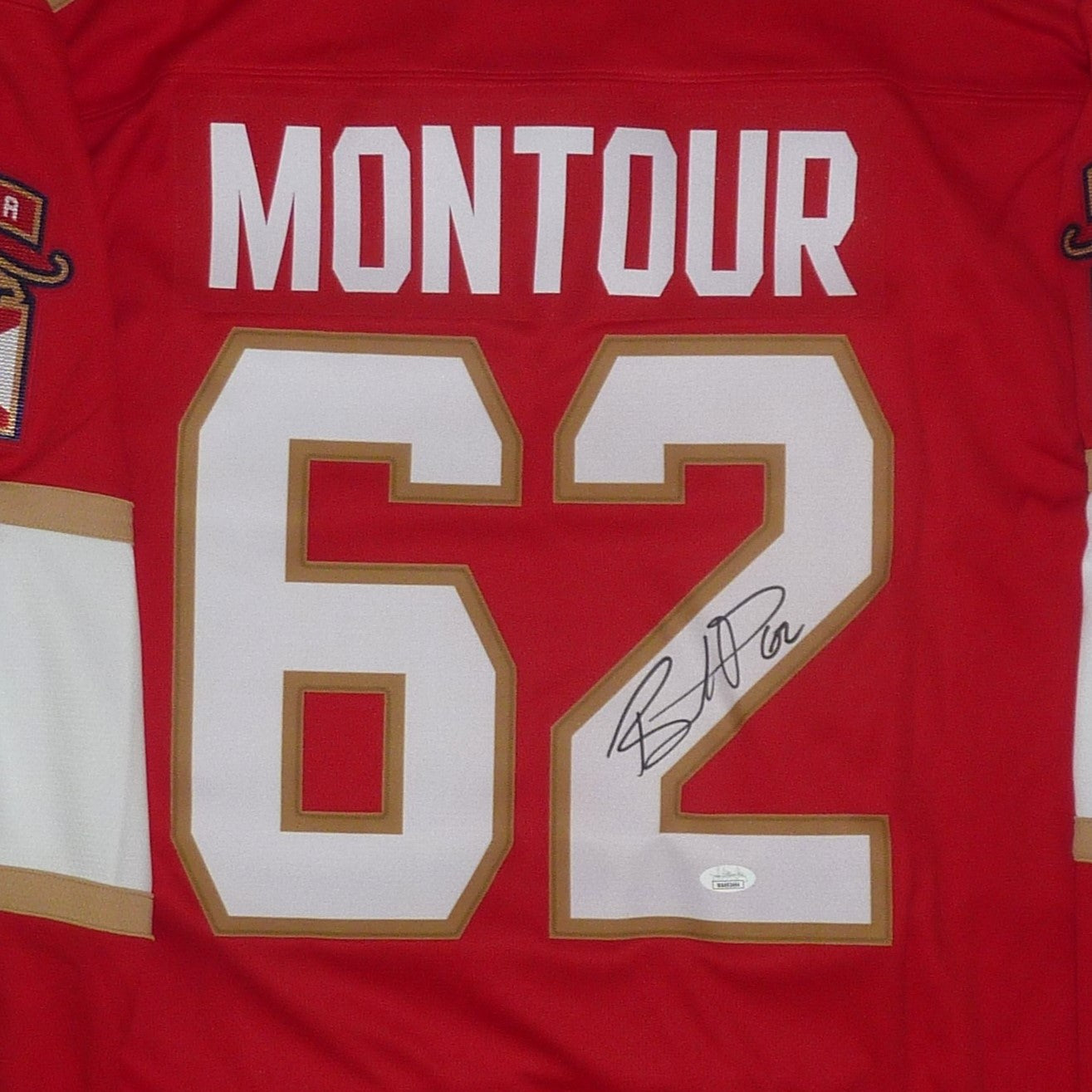 Autographed Brandon Montour Florida Panthers (Red #62) Fanatics Breakaway Authentic Jersey - JSA-Powers Sports Memorabilia