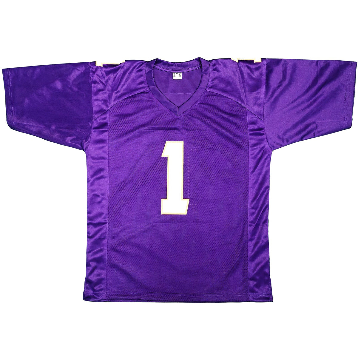 Autographed Rome Odunze Washington Huskies (Purple #1) Custom Jersey - MCS-Powers Sports Memorabilia