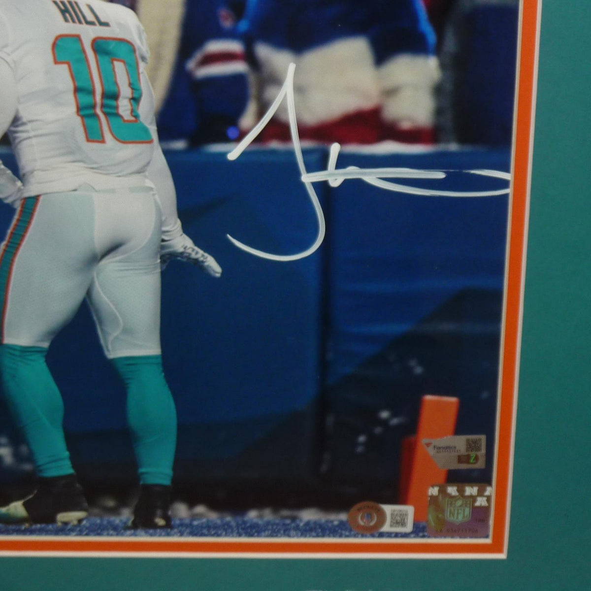 Autographed Tyreek Hill And Jaylen Waddle Miami Dolphins (TD Celebration) Deluxe Framed 16x20 Photo - Beckett, Fanatics-Powers Sports Memorabilia