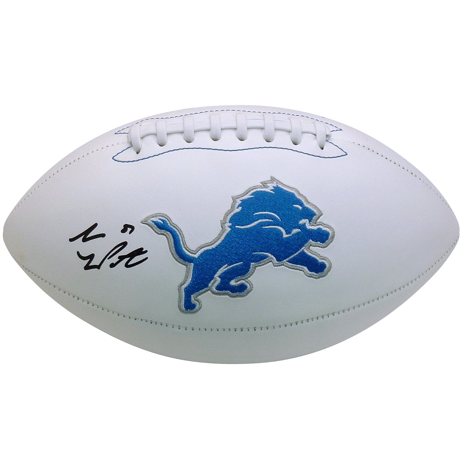 Autographed Sam LaPorta Detroit Lions Logo Football - Beckett-Powers Sports Memorabilia
