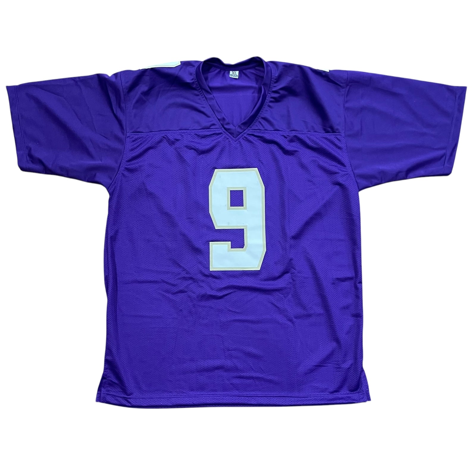Autographed Michael Penix Jr. Washington Huskies (Purple #9) Custom Jersey - Beckett-Powers Sports Memorabilia