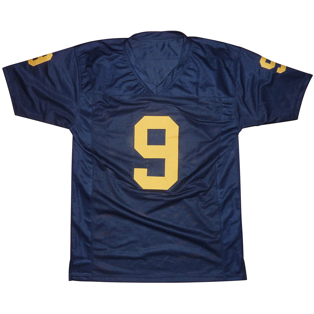 Autographed JJ McCarthy Michigan Wolverines (Blue #9) Custom Jersey - Beckett-Powers Sports Memorabilia