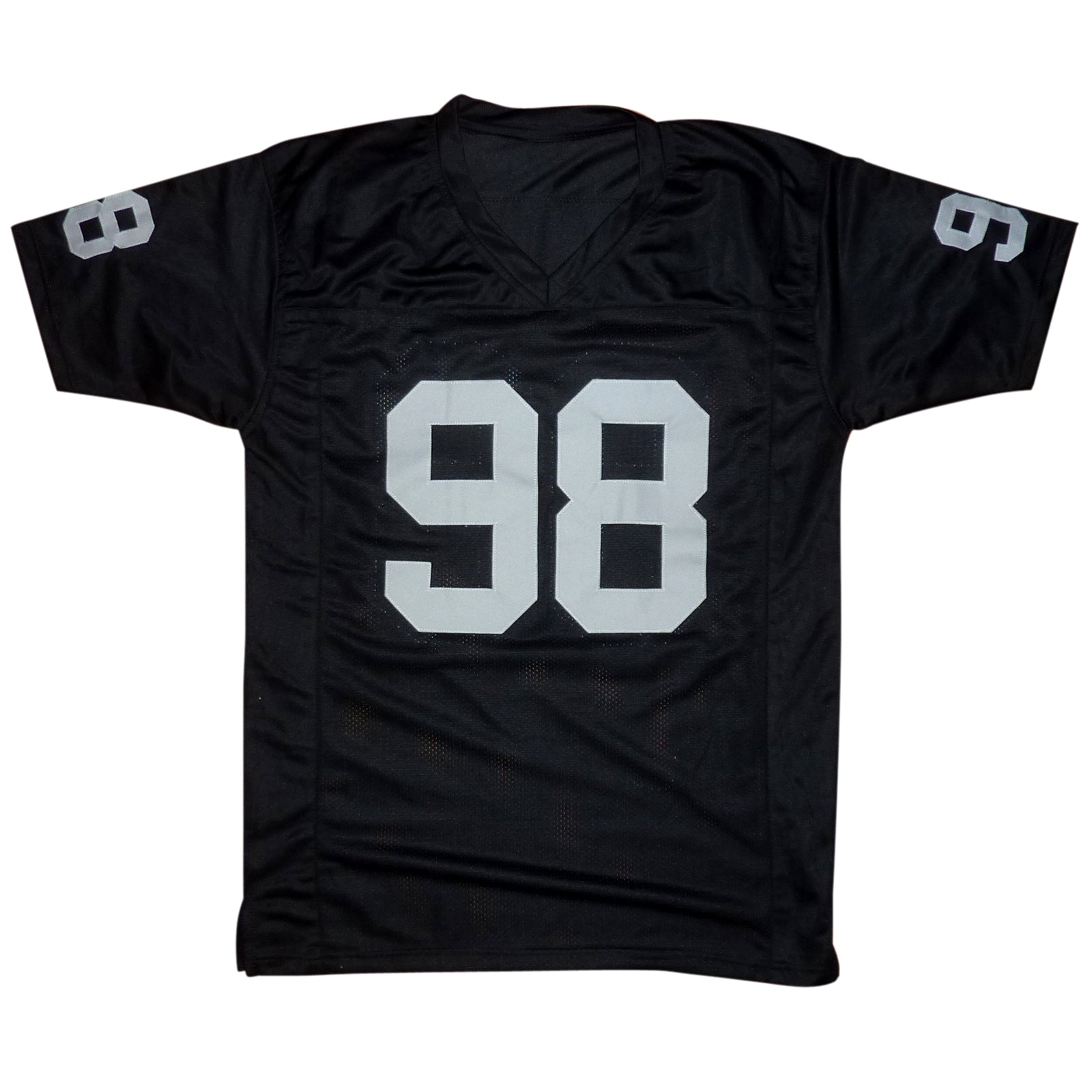 Autographed Maxx Crosby Las Vegas (Black #98) Custom Jersey - Beckett-Powers Sports Memorabilia