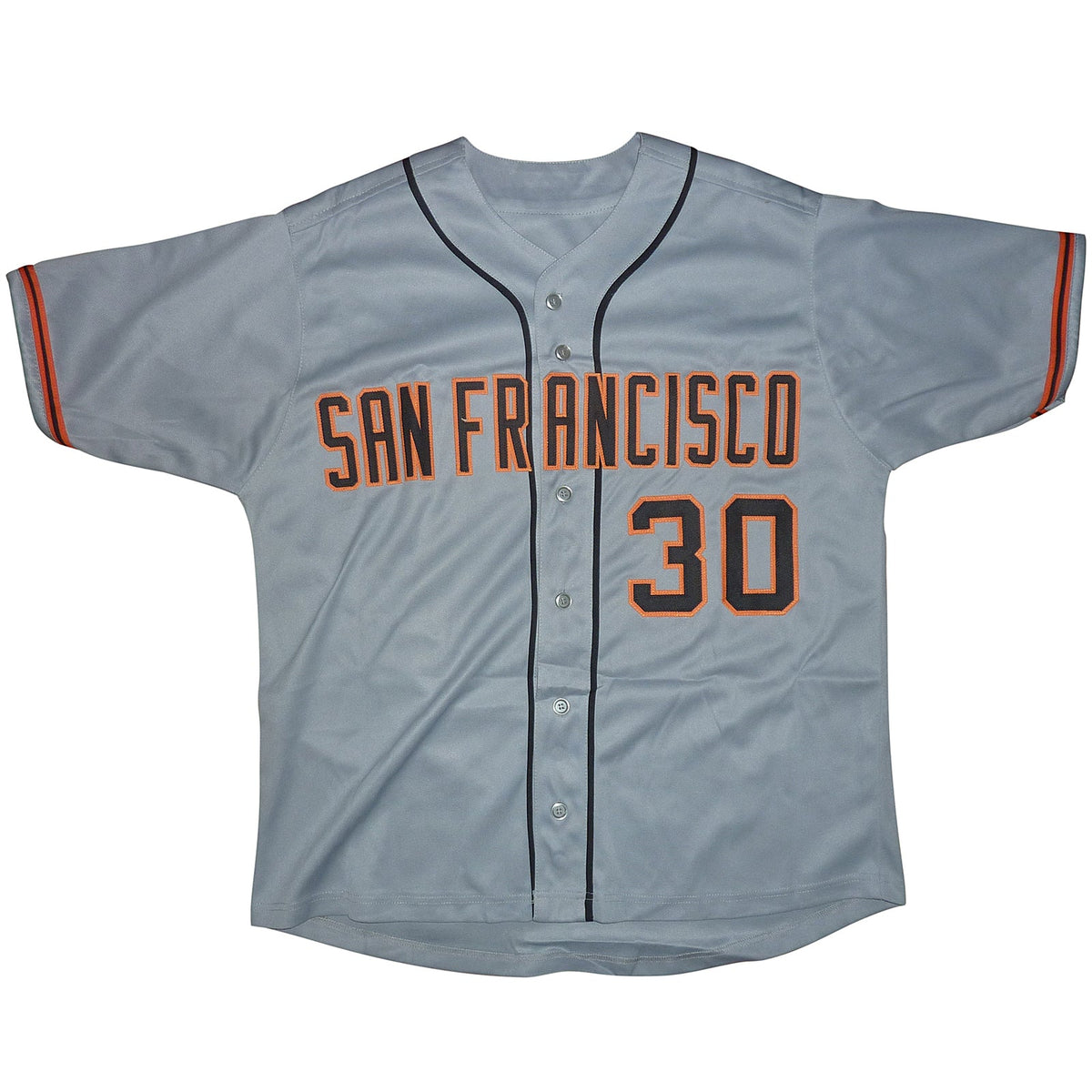 Autographed Orlando Cepeda San Francisco (Grey #30) Custom Jersey - Beckett-Powers Sports Memorabilia