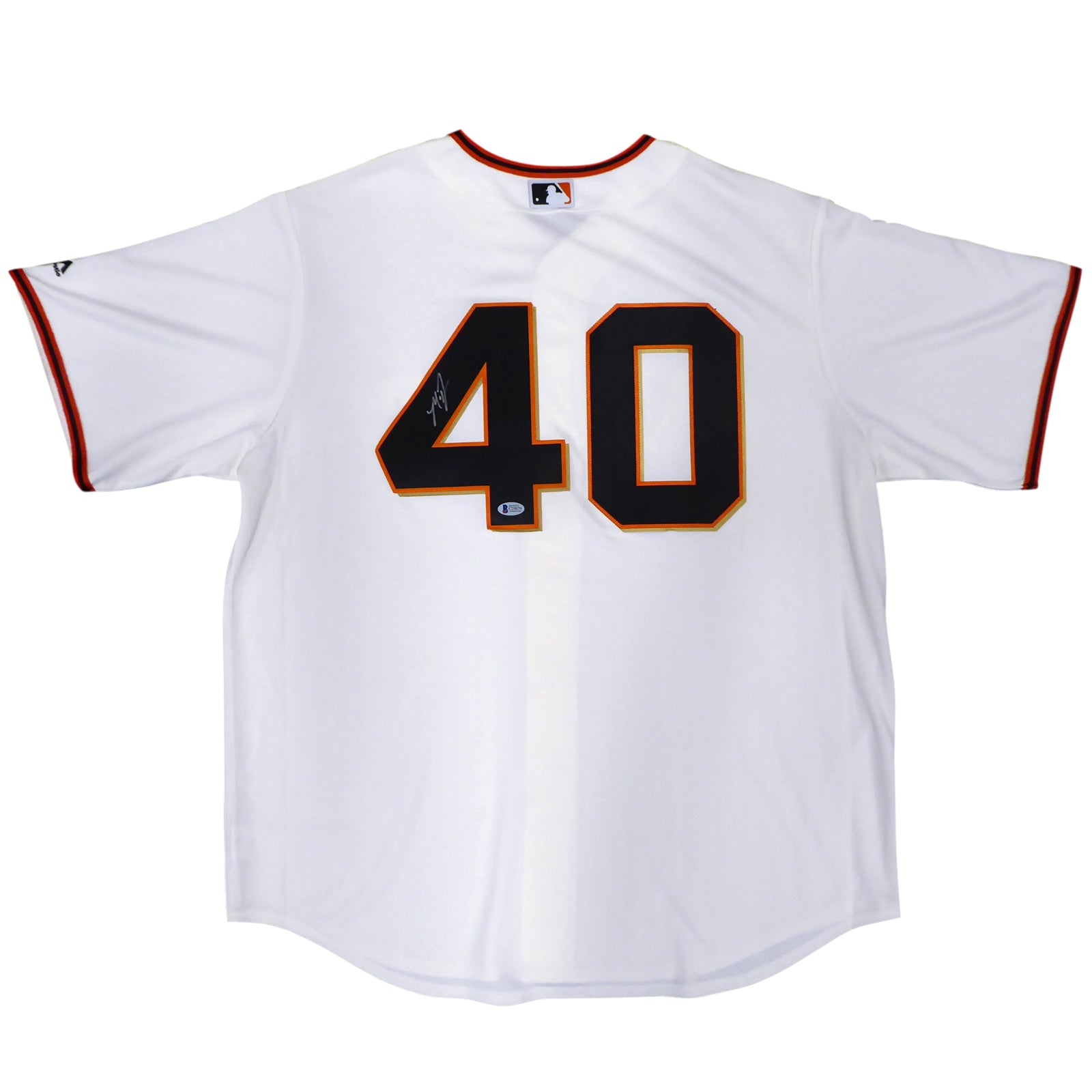 Autographed Madison Bumgarner San Francisco Giants (Cream #40) Majestic Jersey - Beckett-Powers Sports Memorabilia
