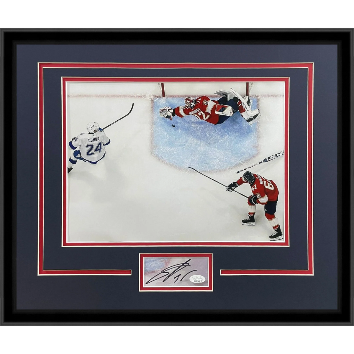 Autographed Sergei Bobrovsky Florida Panthers 11x14 Photo "Signature Series" Frame - JSA-Powers Sports Memorabilia
