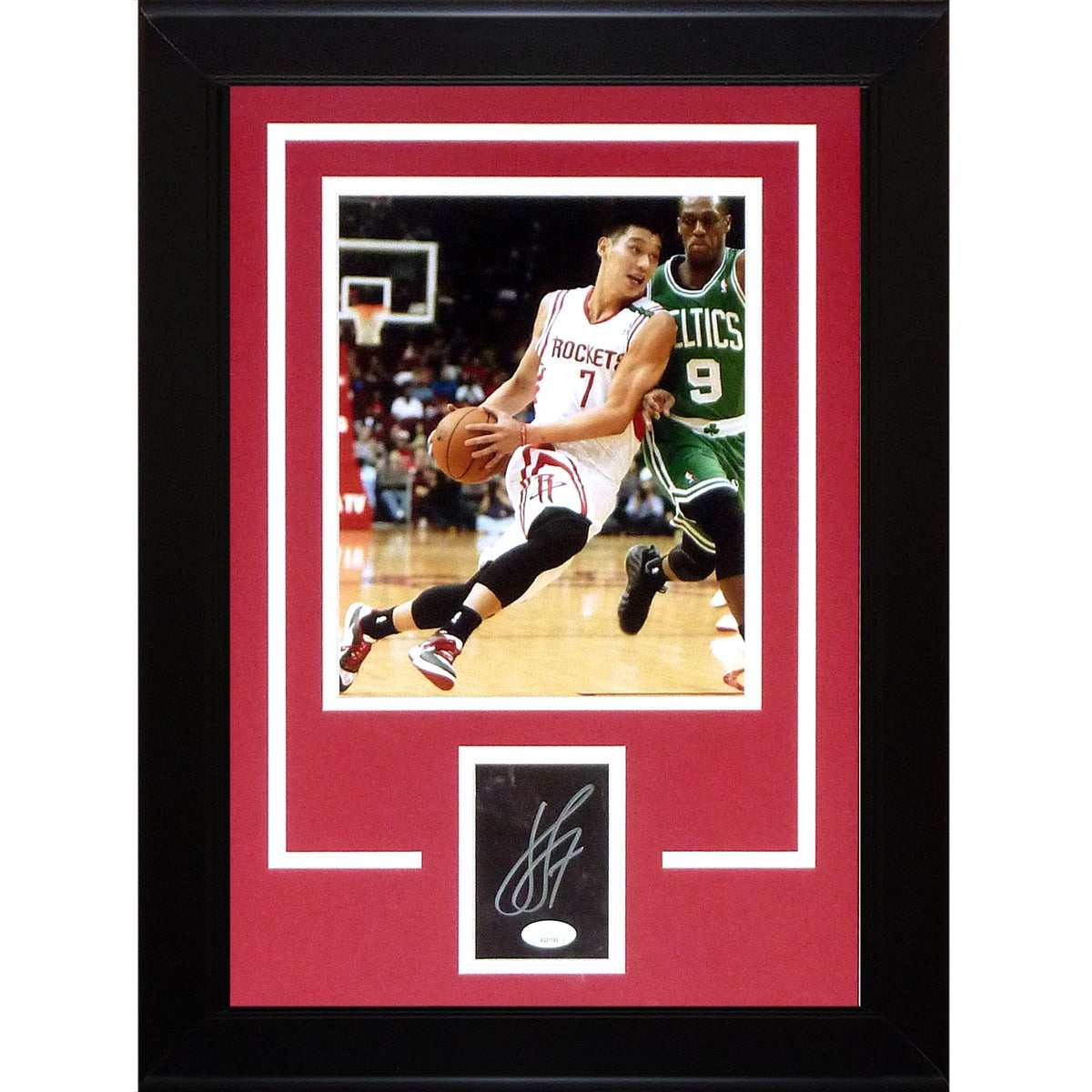 Autographed Jeremy Lin Houston Rockets "Signature Series" Frame - JSA-Powers Sports Memorabilia