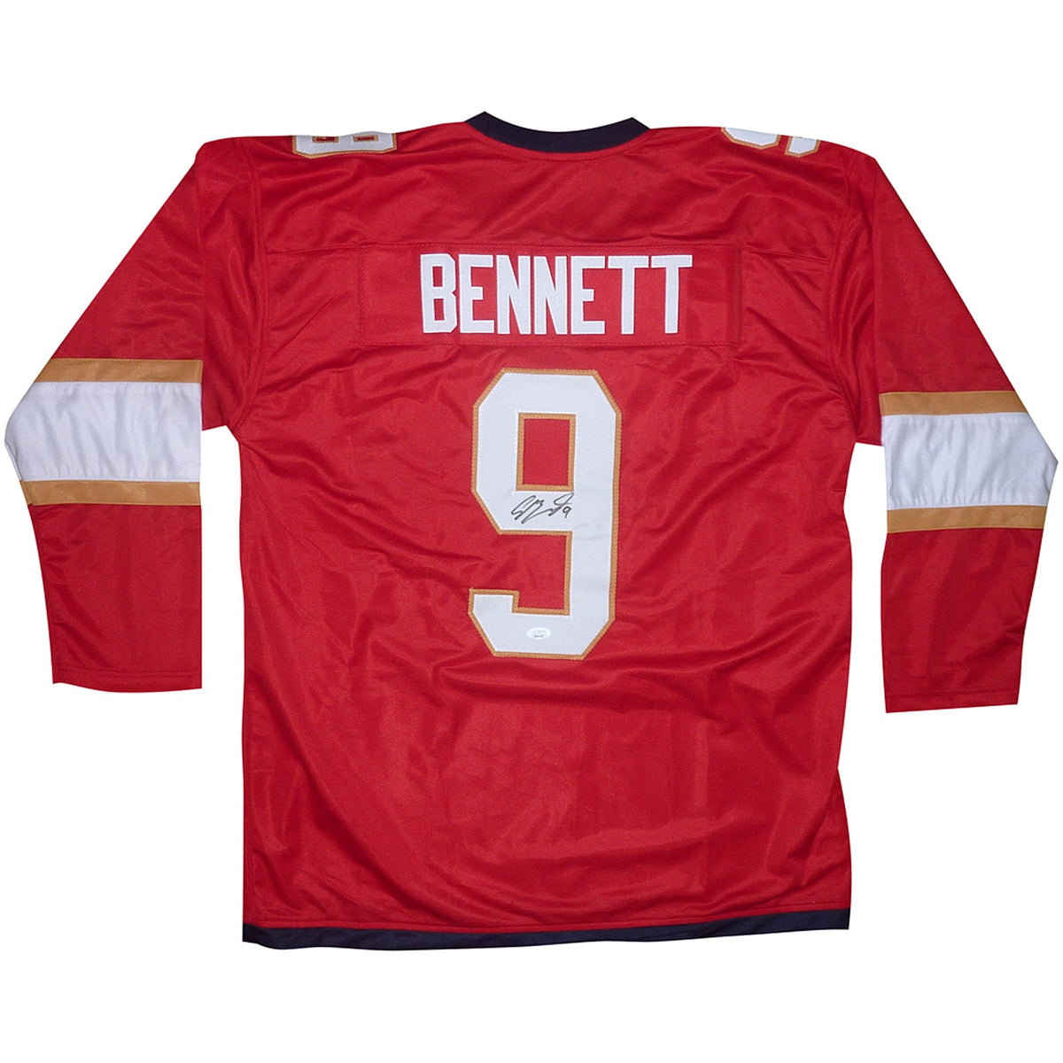 Autographed Sam Bennett Florida (Red #9) Custom Hockey Jersey - JSA-Powers Sports Memorabilia