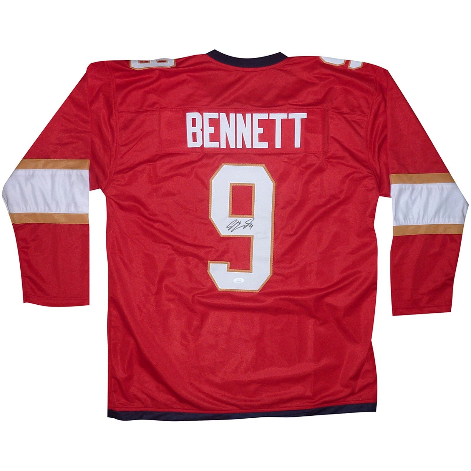Autographed Sam Bennett Florida (Red #9) Custom Hockey Jersey - JSA-Powers Sports Memorabilia