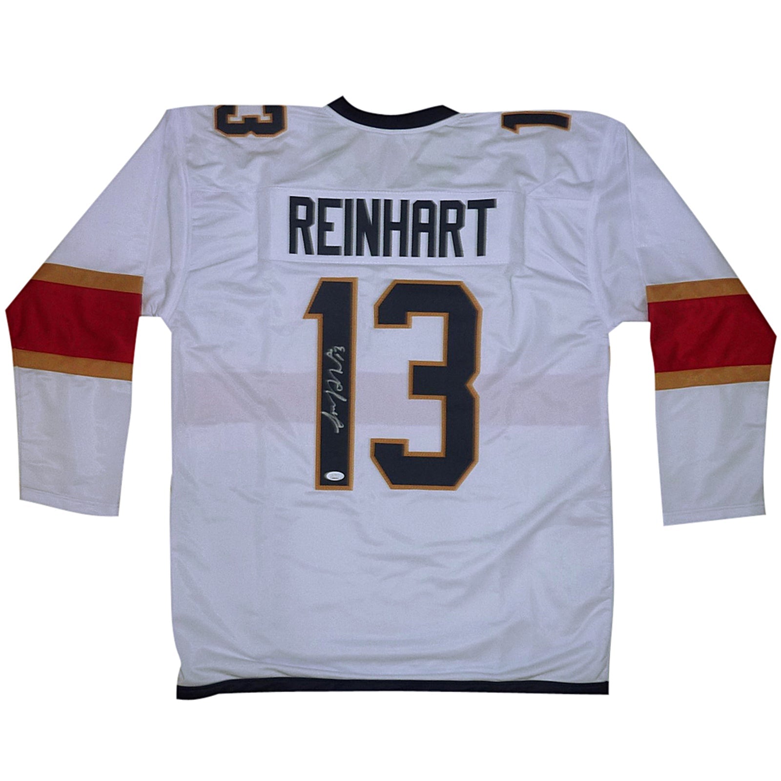 Autographed Sam Reinhart Florida (White #13) Custom Jersey - JSA-Powers Sports Memorabilia