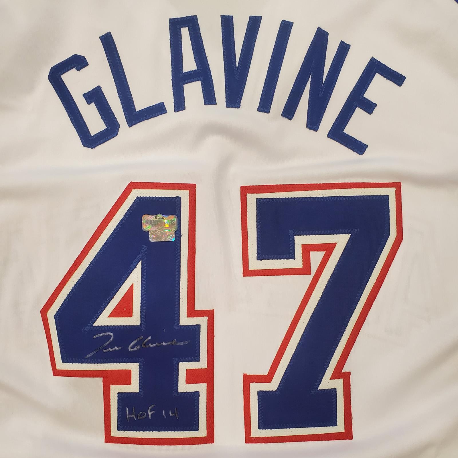 Autographed Tom Glavine Atlanta (Throwback White #47) Custom Jersey - Radtke-Powers Sports Memorabilia