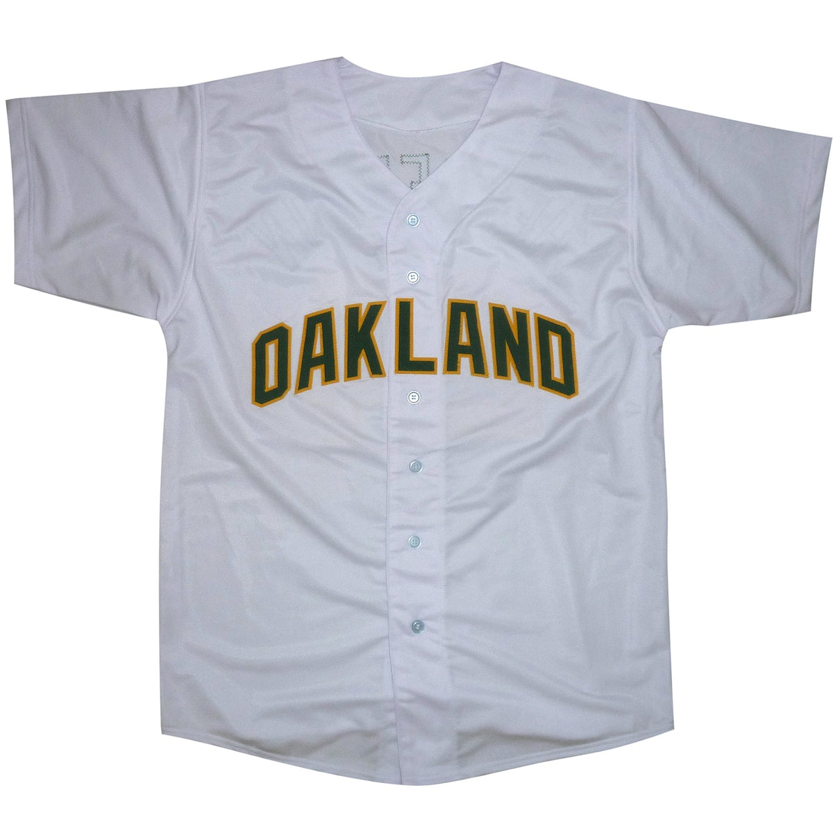 Autographed Rickey Henderson Oakland (White #24) Custom Jersey - Beckett-Powers Sports Memorabilia