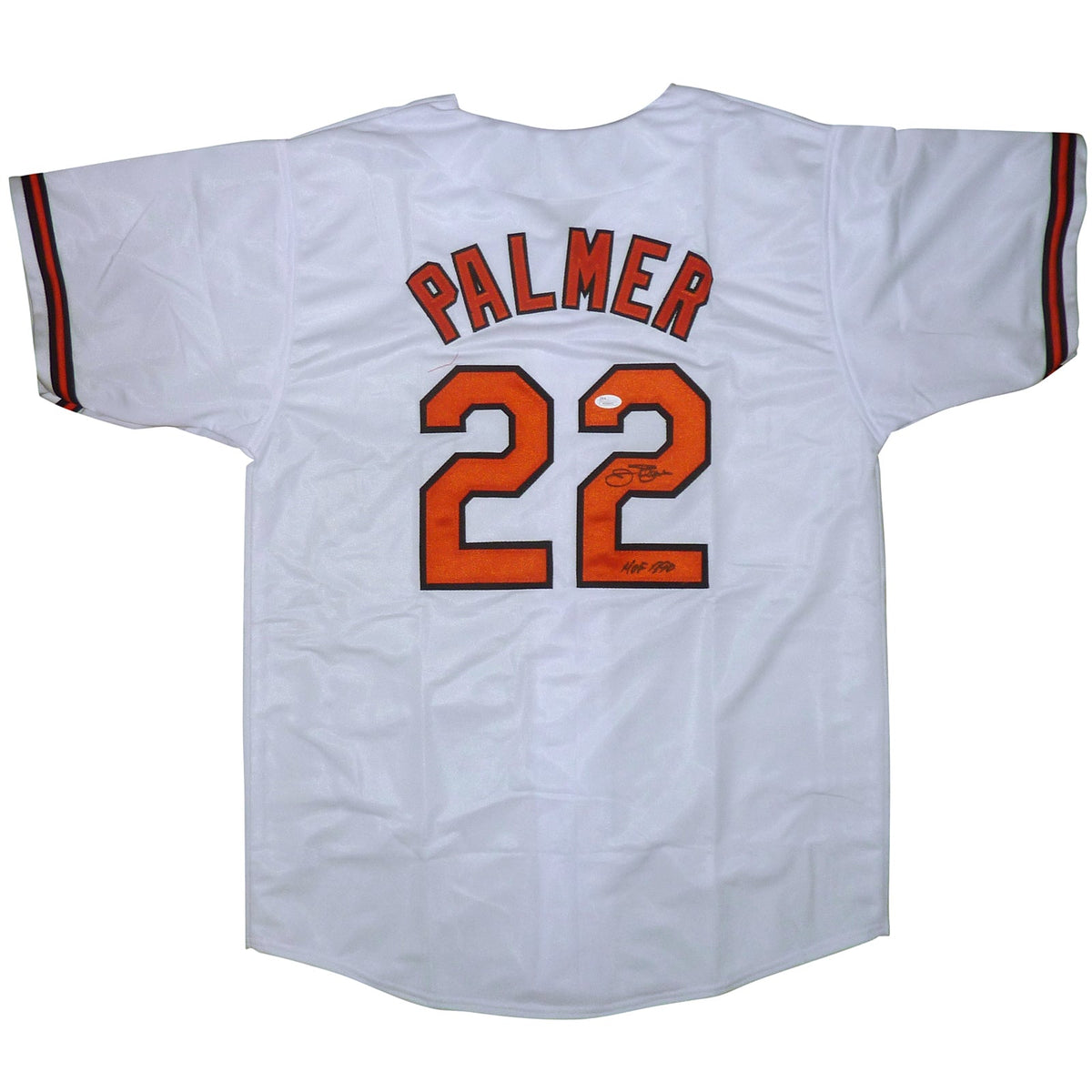 Autographed Jim Palmer Baltimore Orioles (White #22) Custom Jersey - JSA-Powers Sports Memorabilia