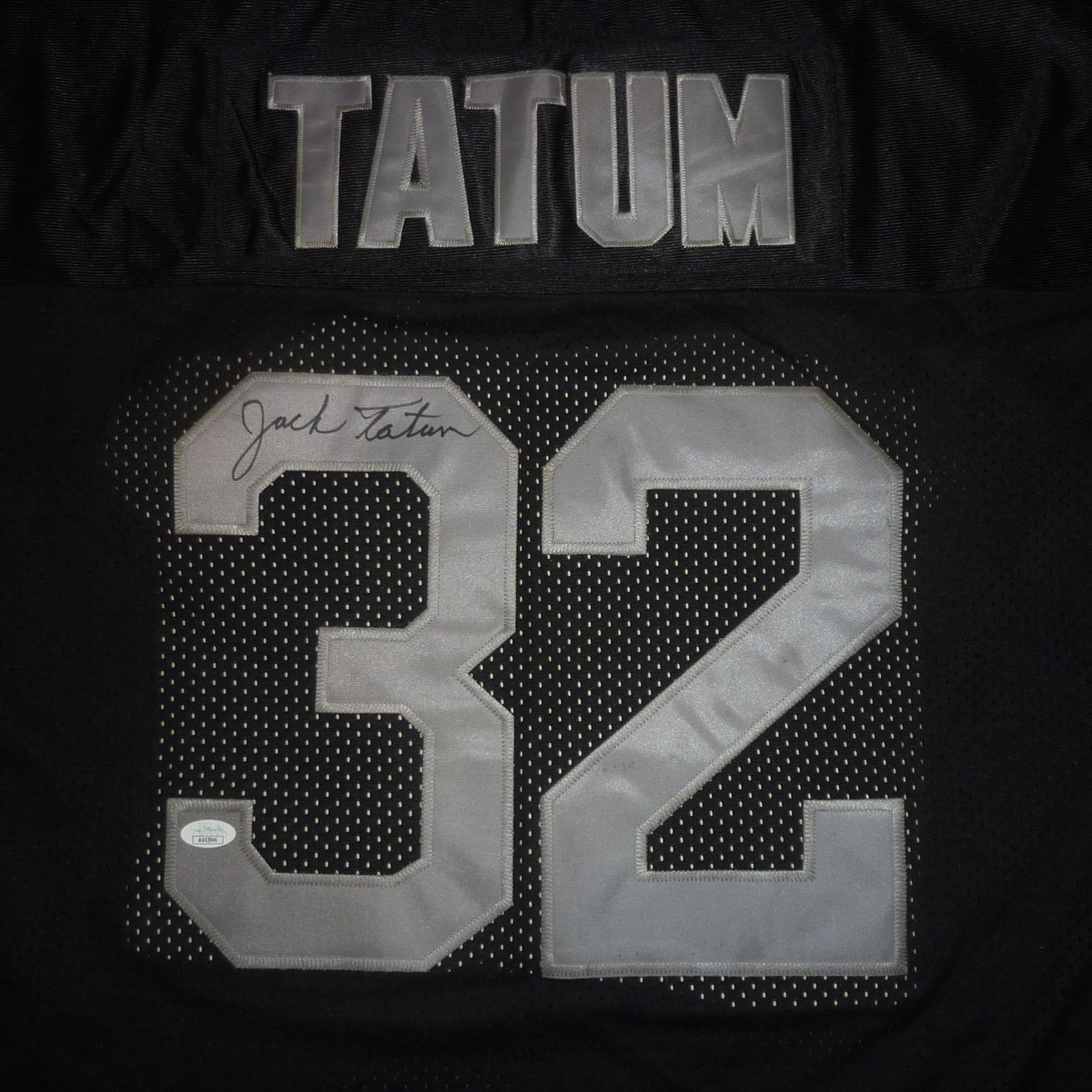 Autographed Jack Tatum Oakland Raiders (Black #32) Custom Jersey - JSA-Powers Sports Memorabilia