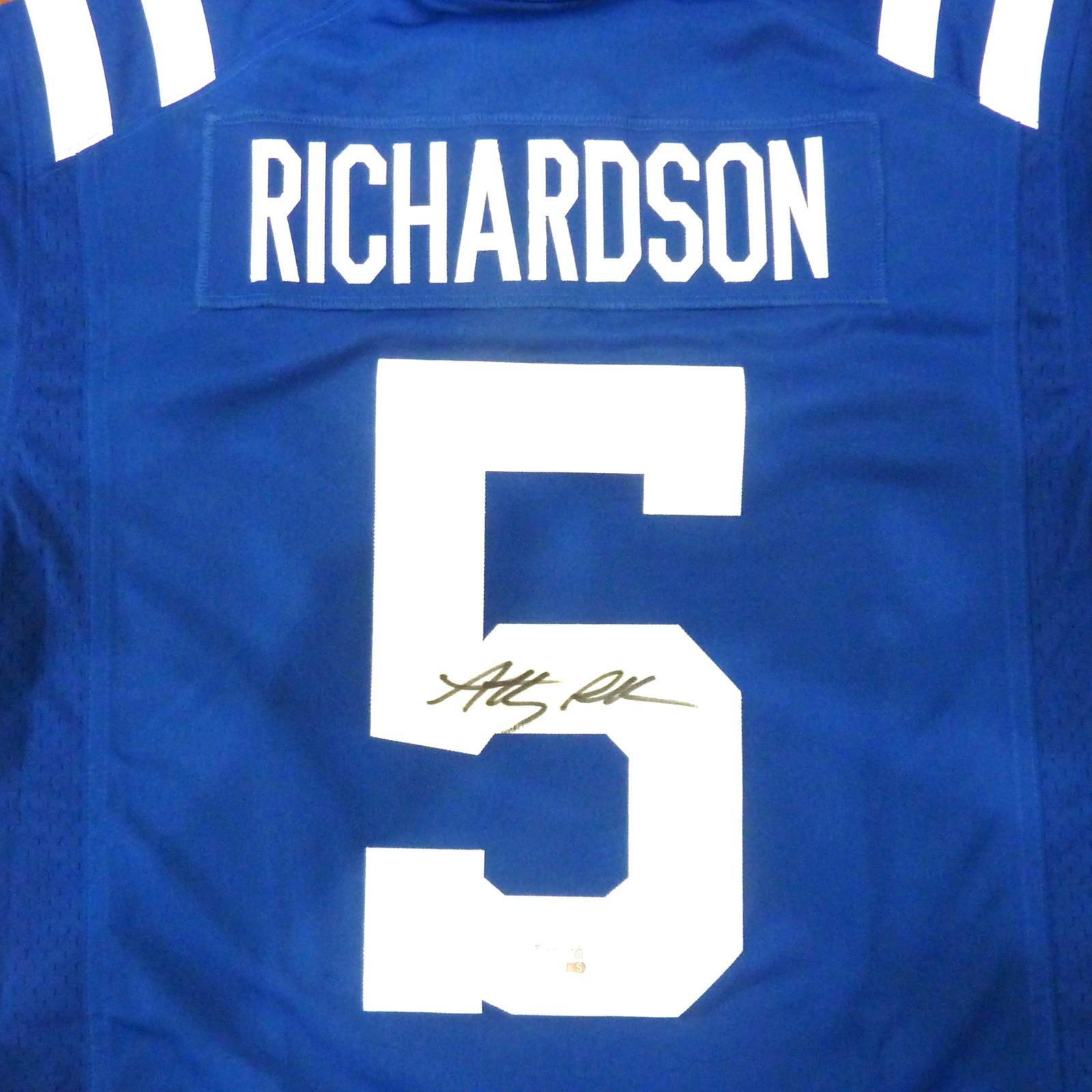 Autographed Anthony Richardson Indianapolis Colts (Blue #5) Nike Limited Jersey - Fanatics-Powers Sports Memorabilia