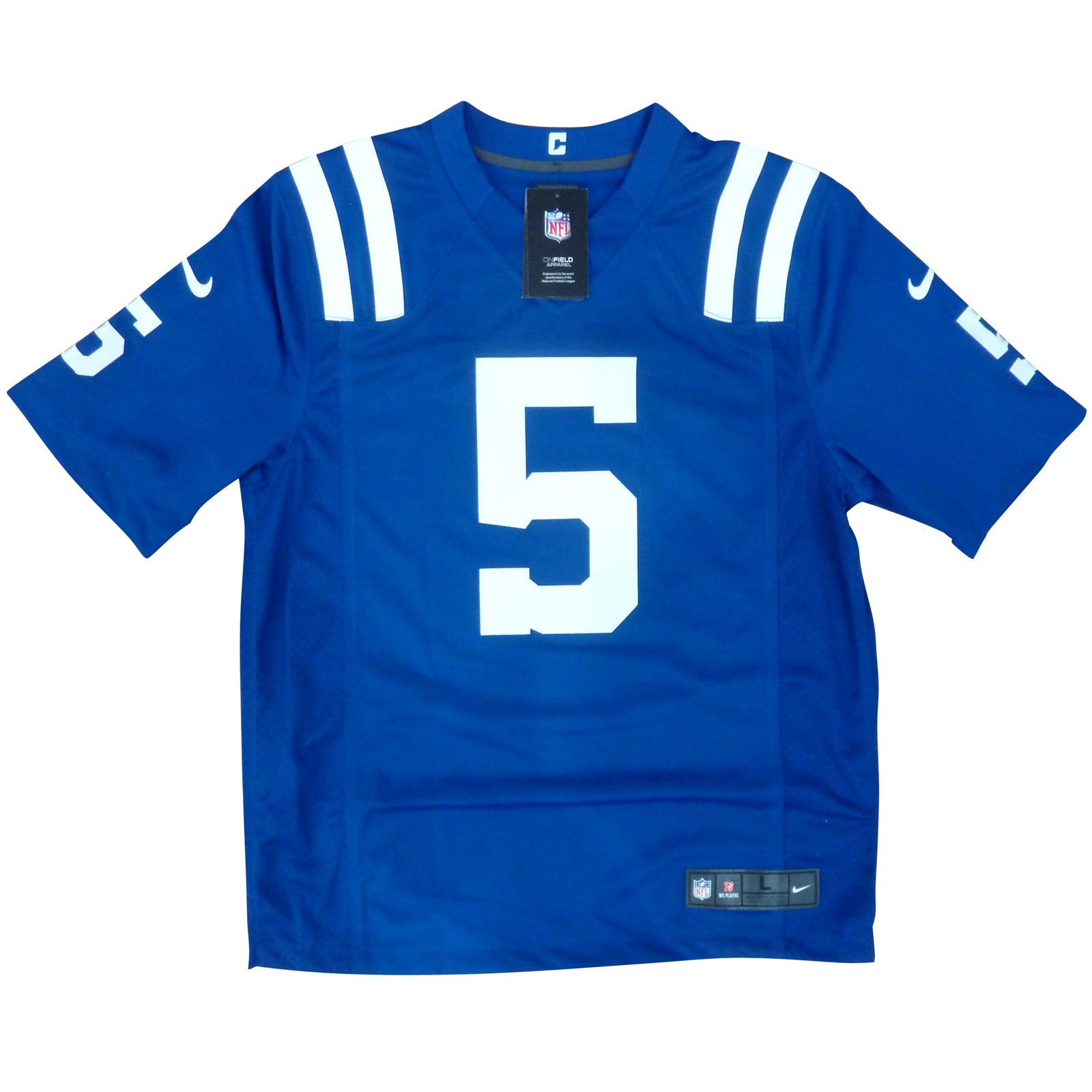 Autographed Anthony Richardson Indianapolis Colts (Blue #5) Nike Limited Jersey - Fanatics-Powers Sports Memorabilia