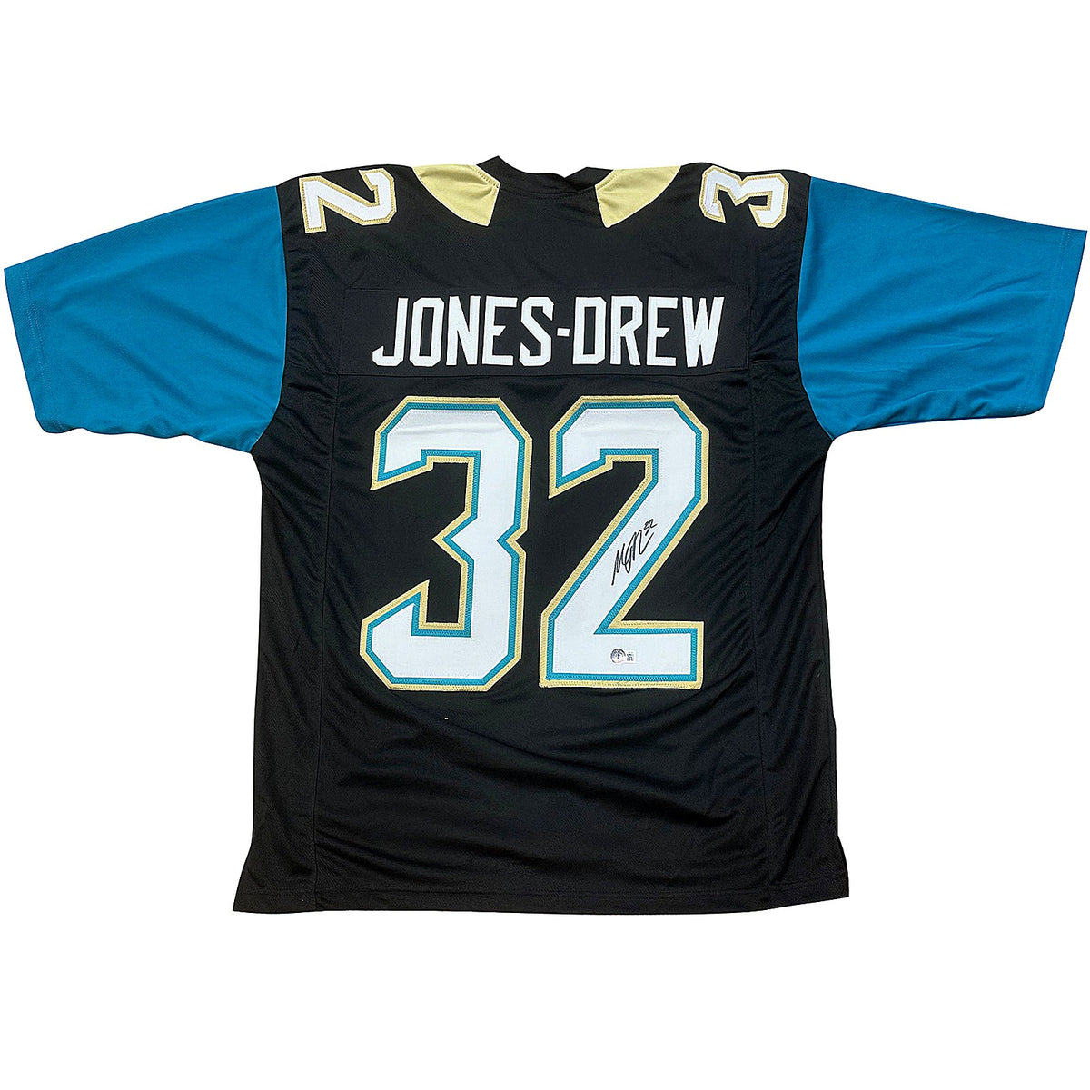 Autographed Maurice Jones-Drew Jacksonville (Black #32) Custom Jersey - Beckett-Powers Sports Memorabilia