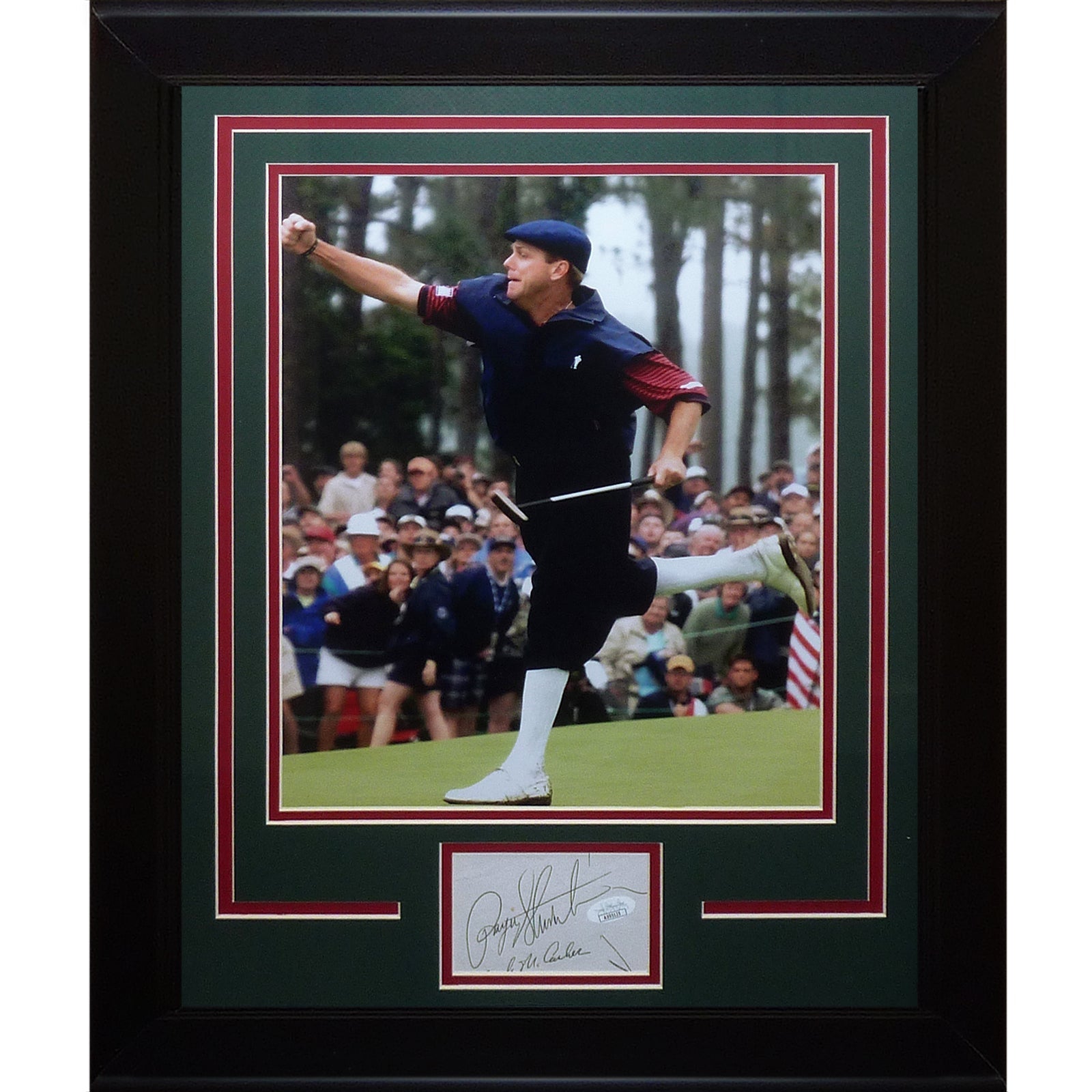 Autographed Payne Stewart 1999 US Open Golf (Celebration) 11x14 Photo "Signature Series" Frame - JSA-Powers Sports Memorabilia