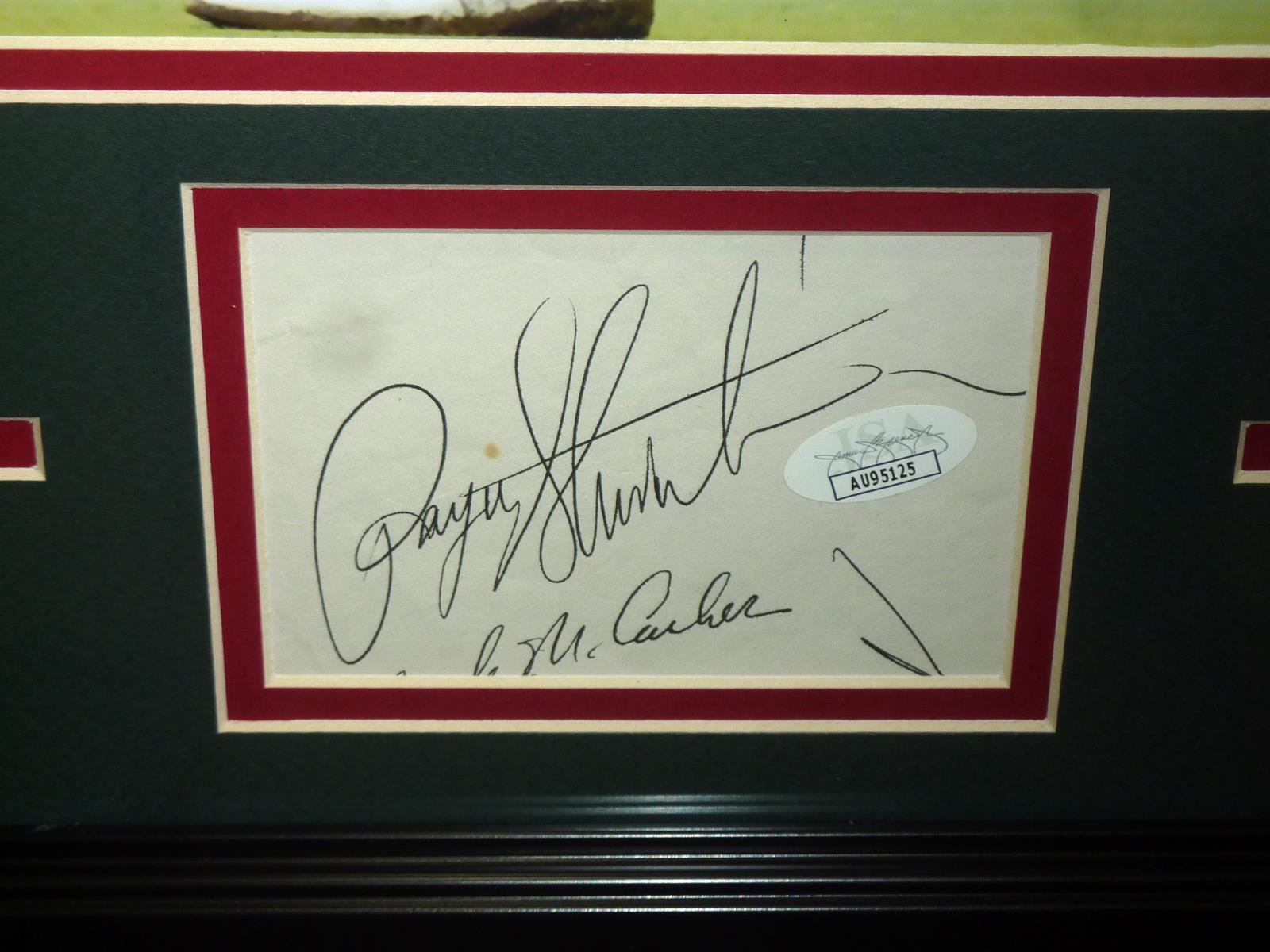Autographed Payne Stewart 1999 US Open Golf (Celebration) 11x14 Photo "Signature Series" Frame - JSA-Powers Sports Memorabilia