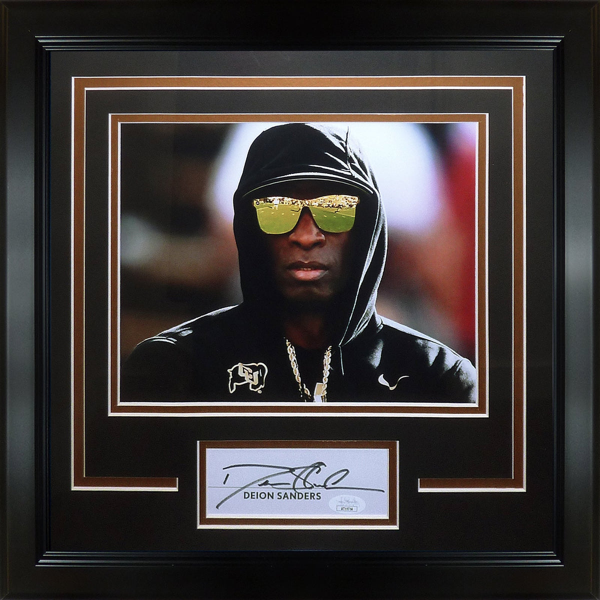 Autographed Deion Sanders Colorado Buffaloes "Signature Series" Frame - JSA-Powers Sports Memorabilia
