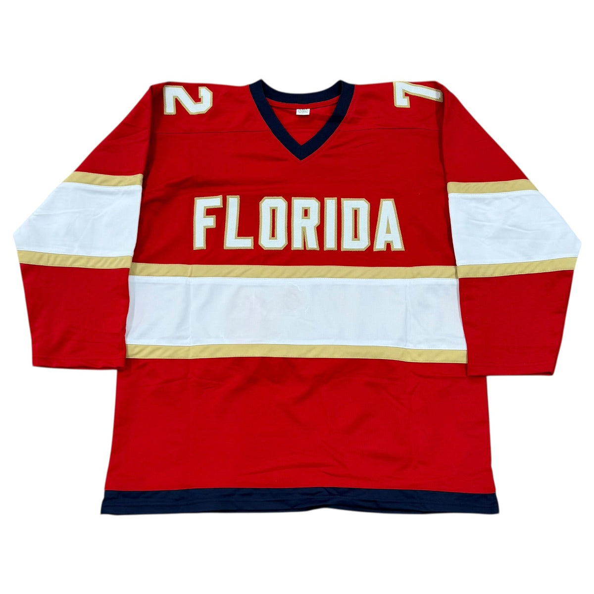 Autographed Sergei Bobrovsky Florida (Red #72) Custom Hockey Jersey - Beckett-Powers Sports Memorabilia