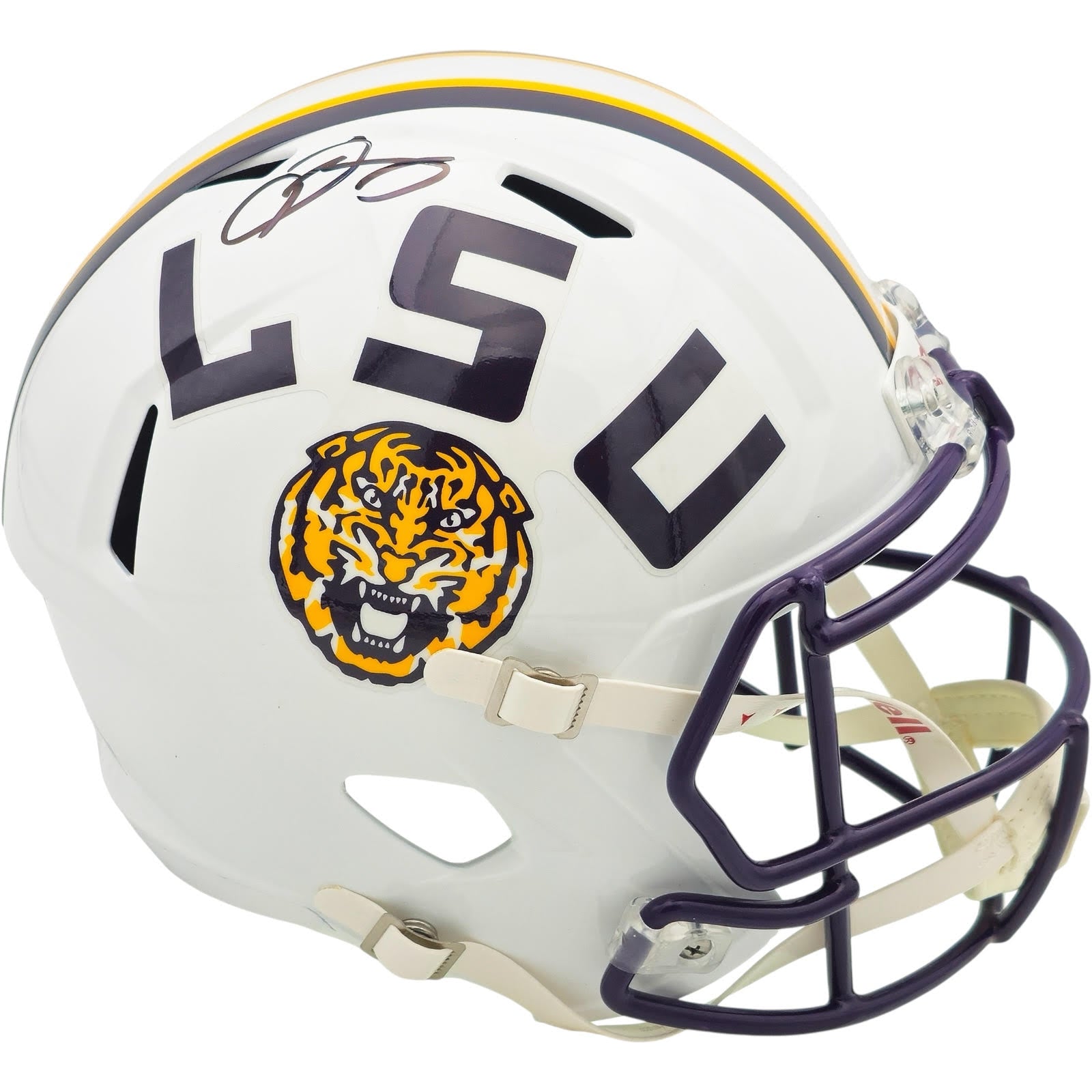 Autographed Odell Beckham Jr. LSU Louisiana State Tigers Deluxe Full-Size Replica Helmet - JSA-Powers Sports Memorabilia
