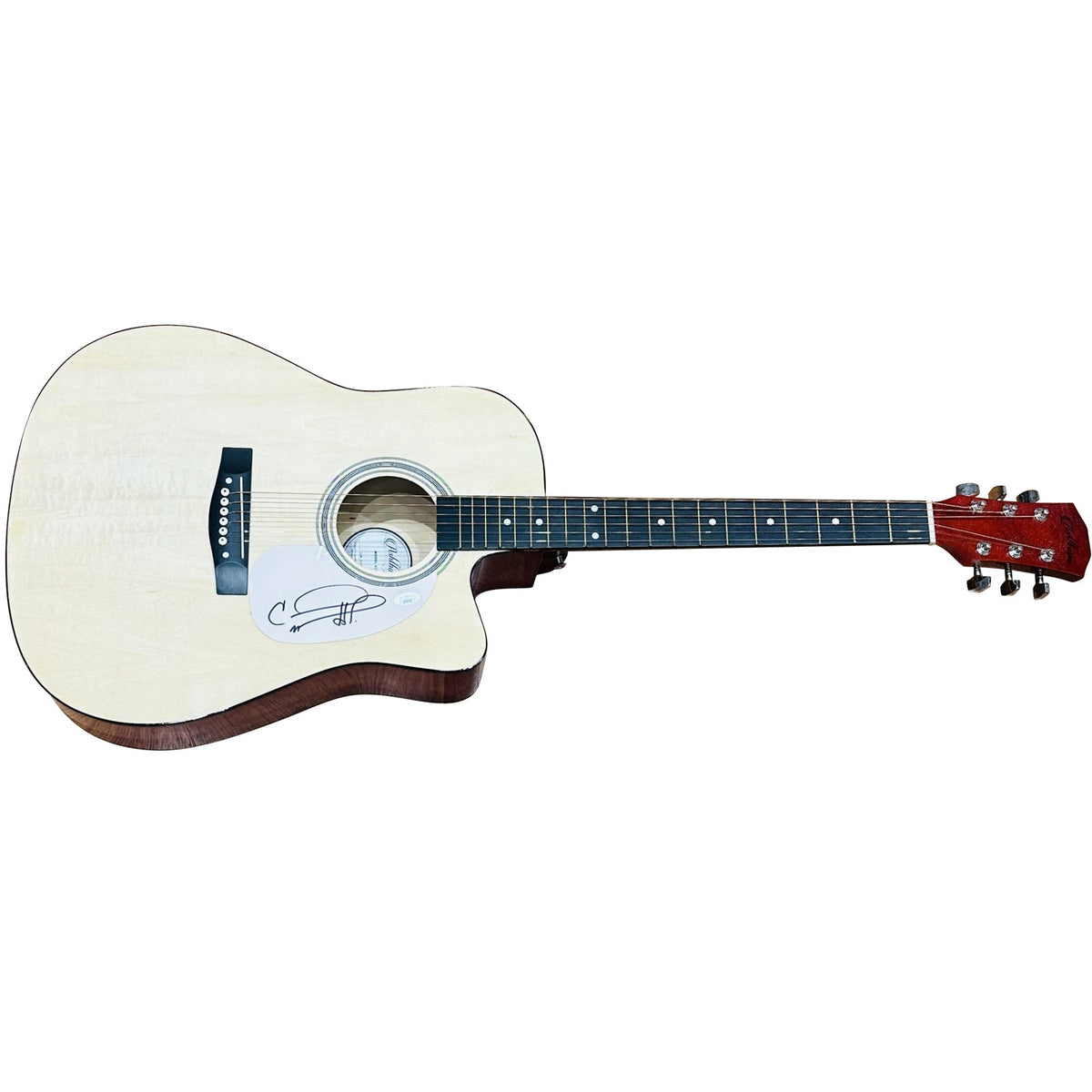 Carrie Underwood Natural Acoustic Guitar with Autograph - JSA | Collectible Memorabilia-Powers Sports Memorabilia