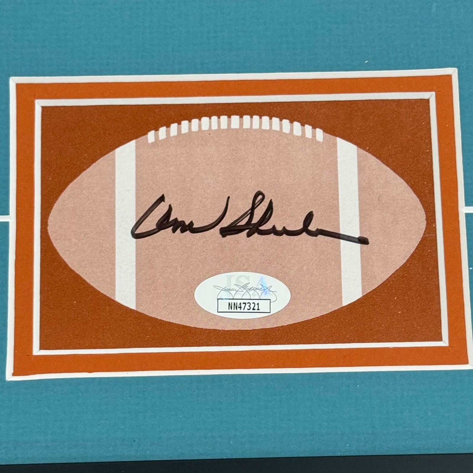 Autographed Don Shula Miami Dolphins (Carried Off Field) "Signature Series" Frame - JSA-Powers Sports Memorabilia