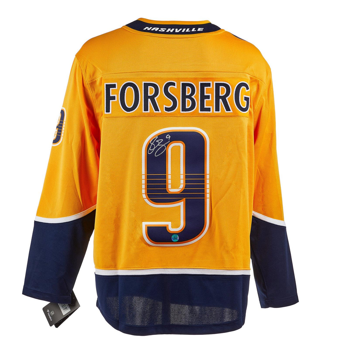 Autographed Filip Forsberg Nashville Predators (Gold #9) Breakaway Jersey - JSA-Powers Sports Memorabilia