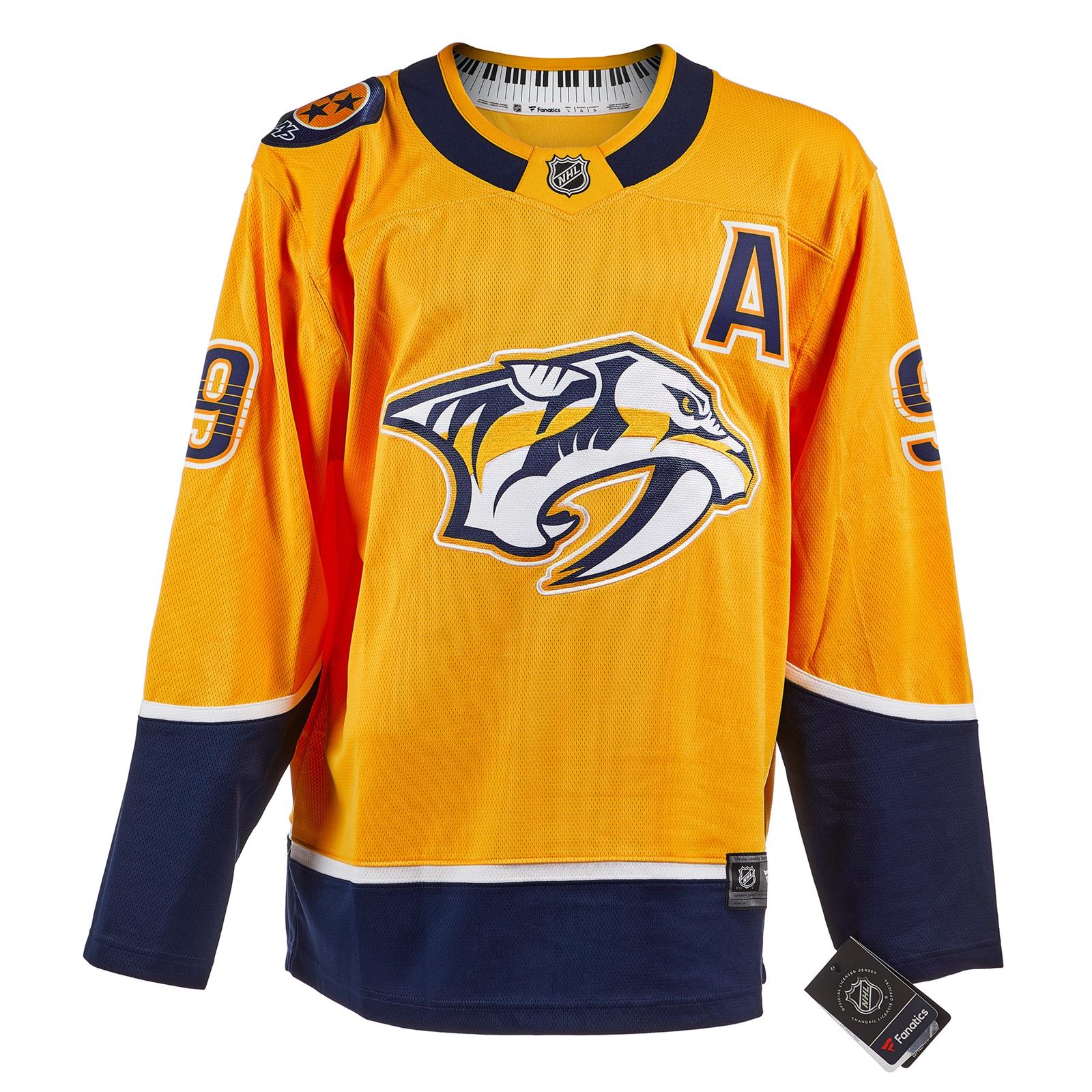 Autographed Filip Forsberg Nashville Predators (Gold #9) Breakaway Jersey - JSA-Powers Sports Memorabilia