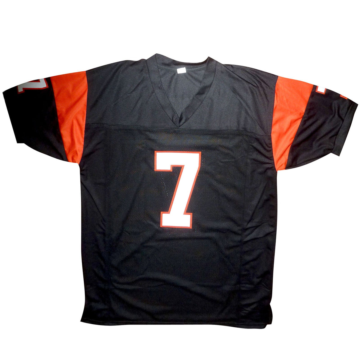 Autographed Boomer Esiason Cincinnati (Black #7) Custom Jersey - Beckett-Powers Sports Memorabilia