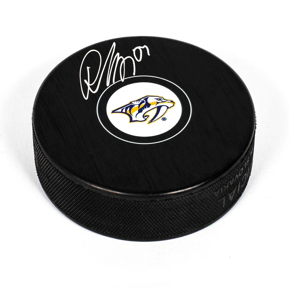 Autographed Roman Josi Nashville Predators Hockey Puck - JSA-Powers Sports Memorabilia