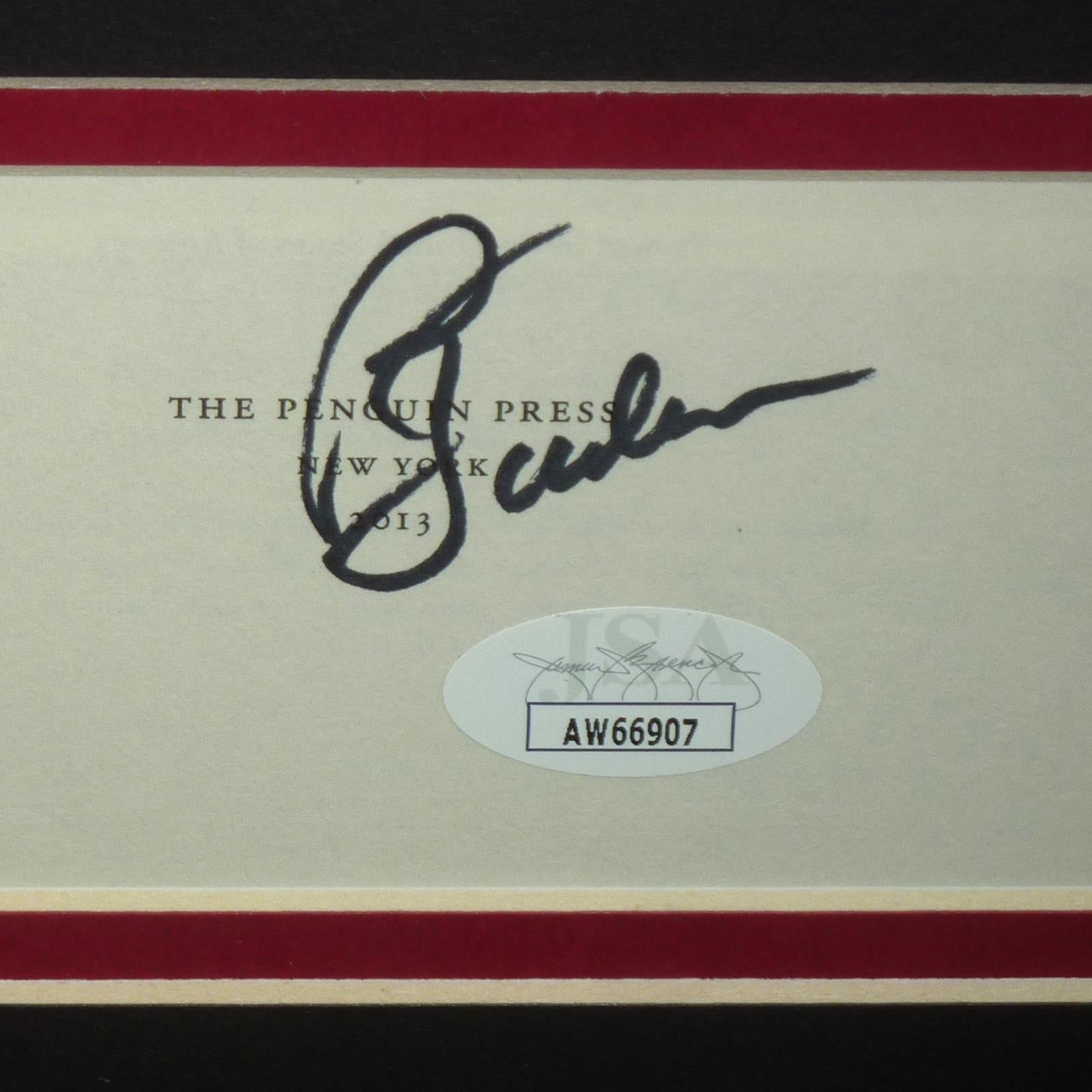 Autographed Phil Jackson Chicago Bulls Signature Series Frame - JSA-Powers Sports Memorabilia