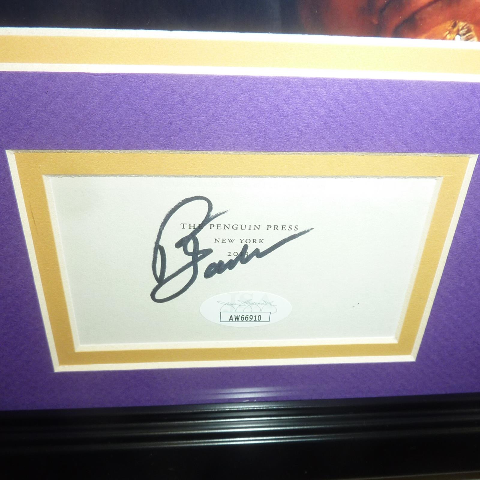 Autographed Phil Jackson Los Angeles Lakers Signature Series Frame - JSA-Powers Sports Memorabilia