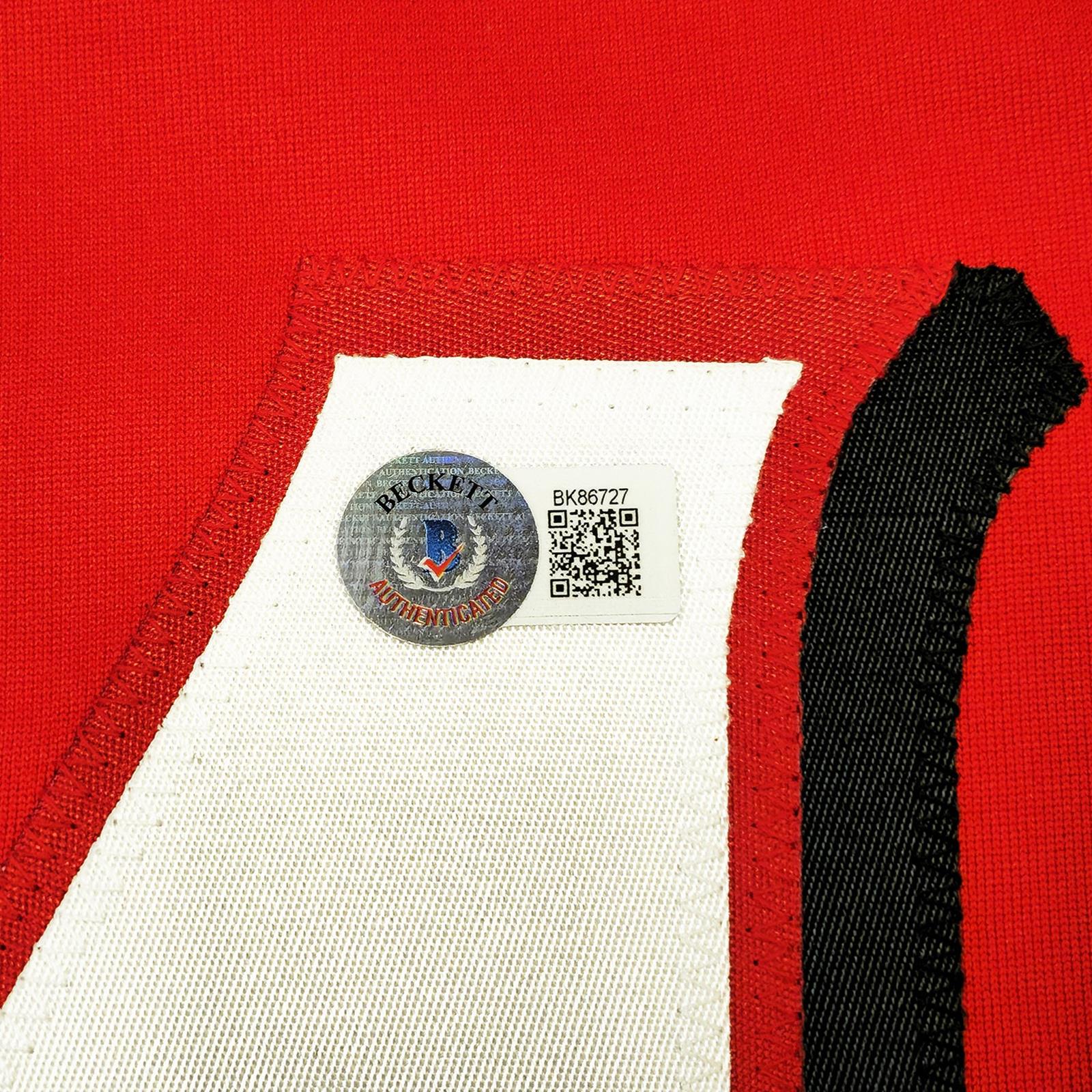 Autographed Elly De La Cruz Cincinnati (Red #44) Custom Jersey - Beckett-Powers Sports Memorabilia