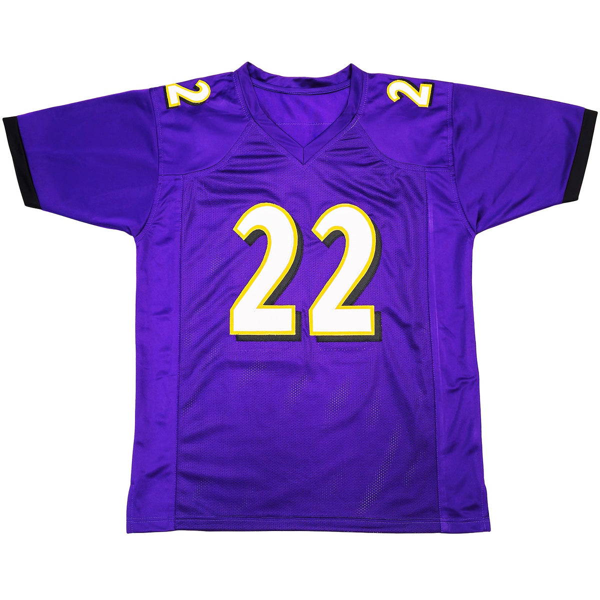 Autographed Derrick Henry Baltimore (Purple #22) Custom Jersey - Beckett