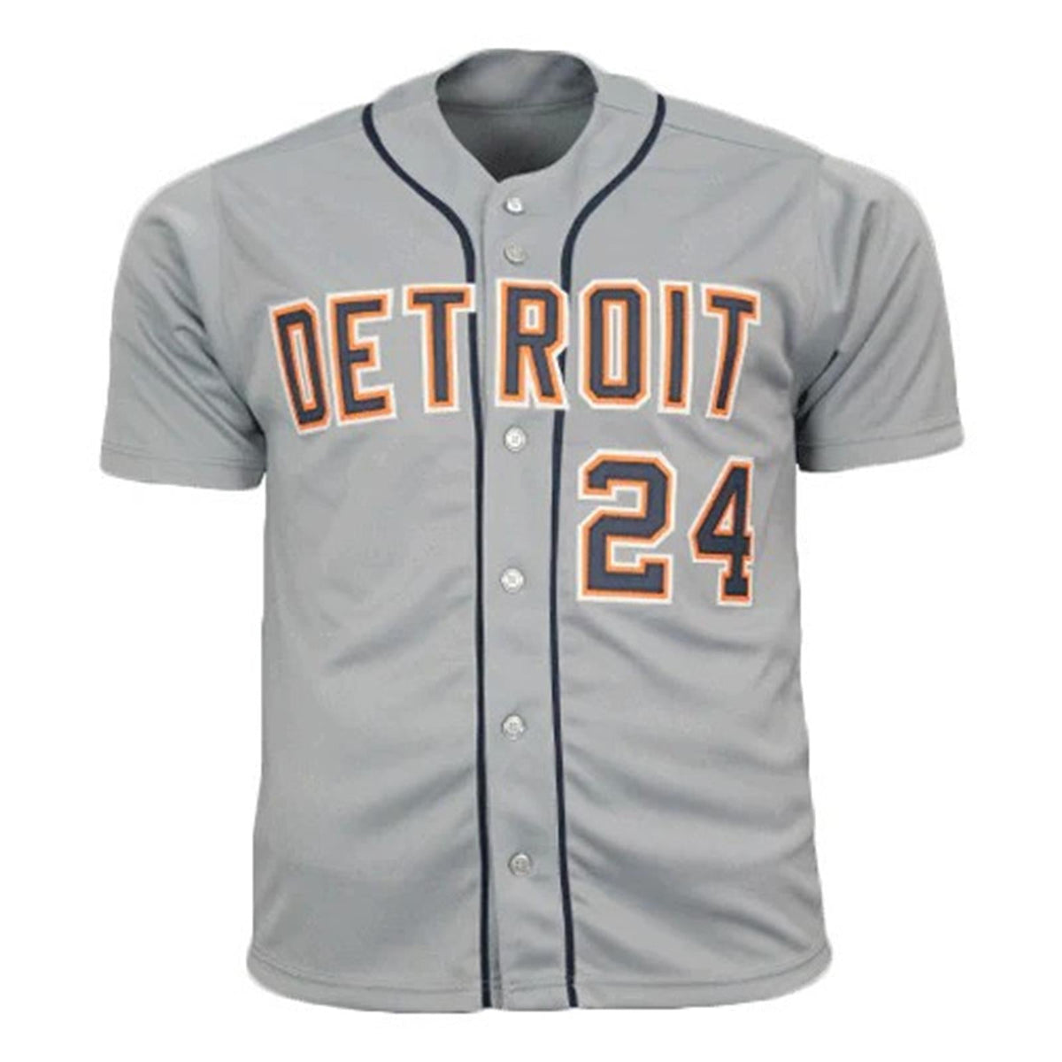 Autographed Miguel Cabrera Detroit (Gray #24) Custom Jersey - JSA-Powers Sports Memorabilia