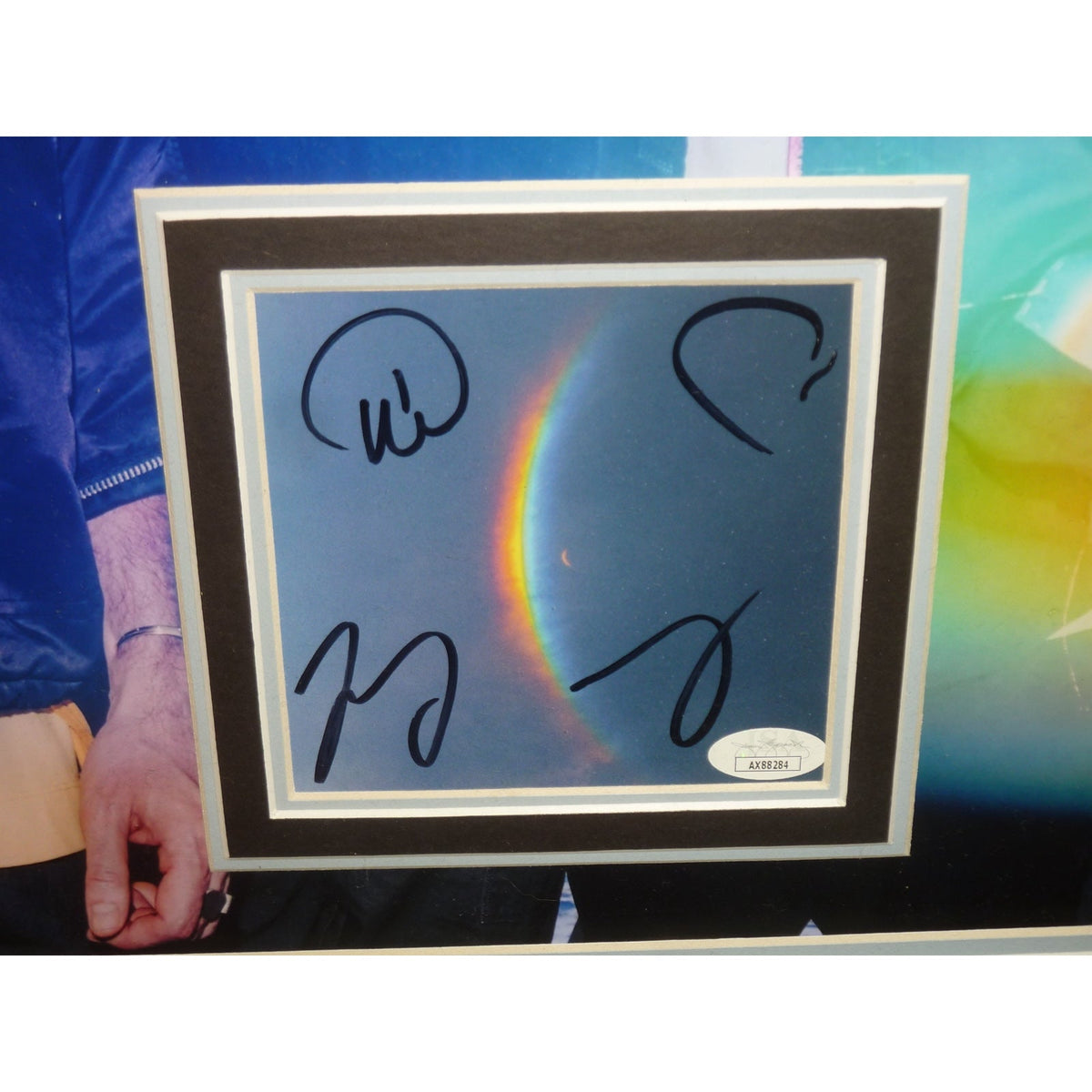 Autographed Coldplay Band 4 Members Deluxe Framed 16x20 Music Piece - JSA-Powers Sports Memorabilia