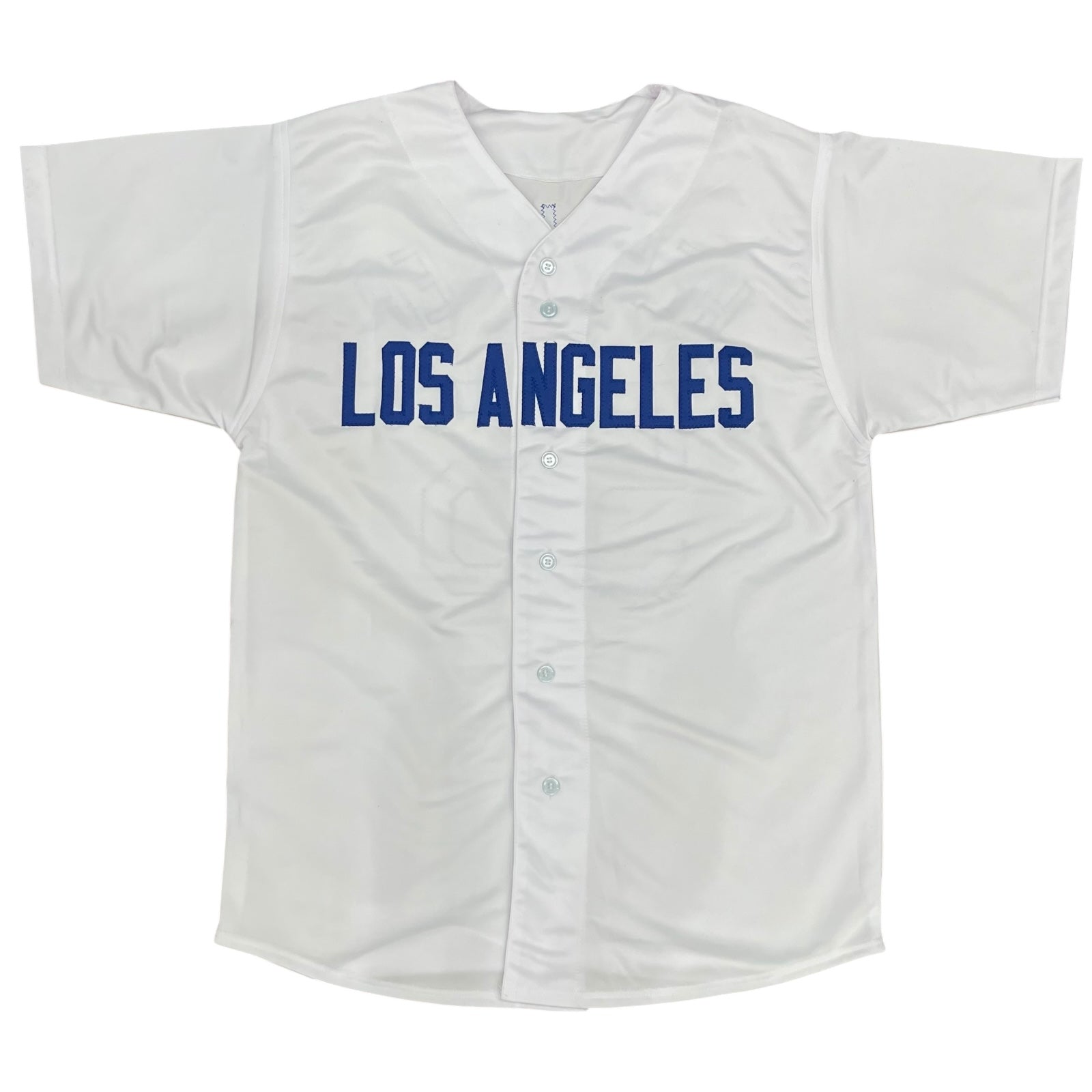 Autographed Orel Hershiser Los Angeles (White #55) Custom Jersey - Beckett-Powers Sports Memorabilia