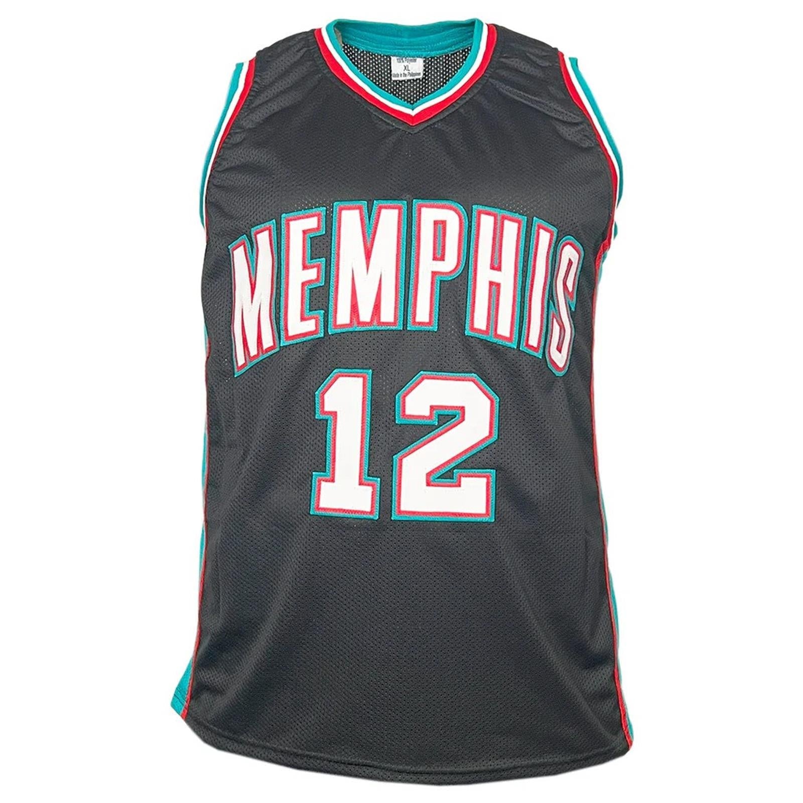 Autographed Ja Morant Memphis (Black #12) Custom Jersey - Beckett-Powers Sports Memorabilia