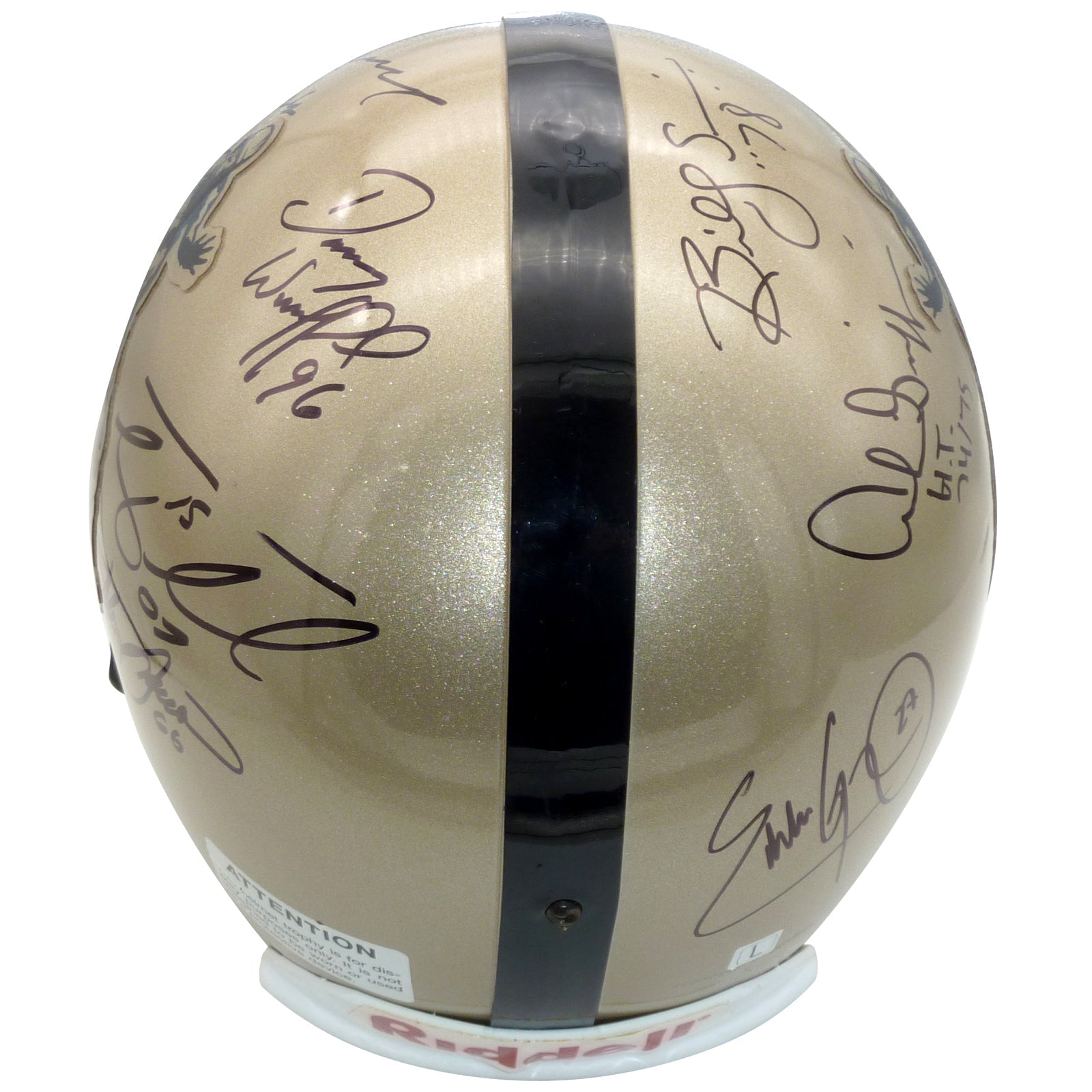 Autographed Heisman Trophy Winners Multi Heisman Full-Size Deluxe Replica Helmet - 11 Signatures-Powers Sports Memorabilia