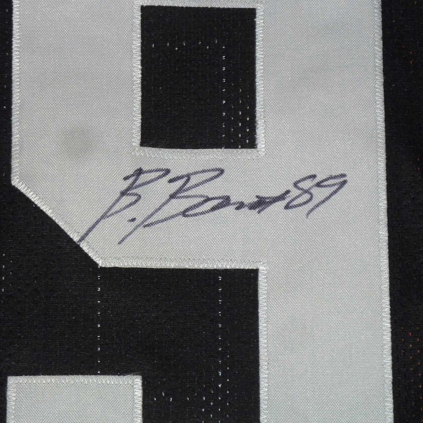 Autographed Brock Bowers Las Vegas (Black #89) Custom Jersey - Beckett-Powers Sports Memorabilia