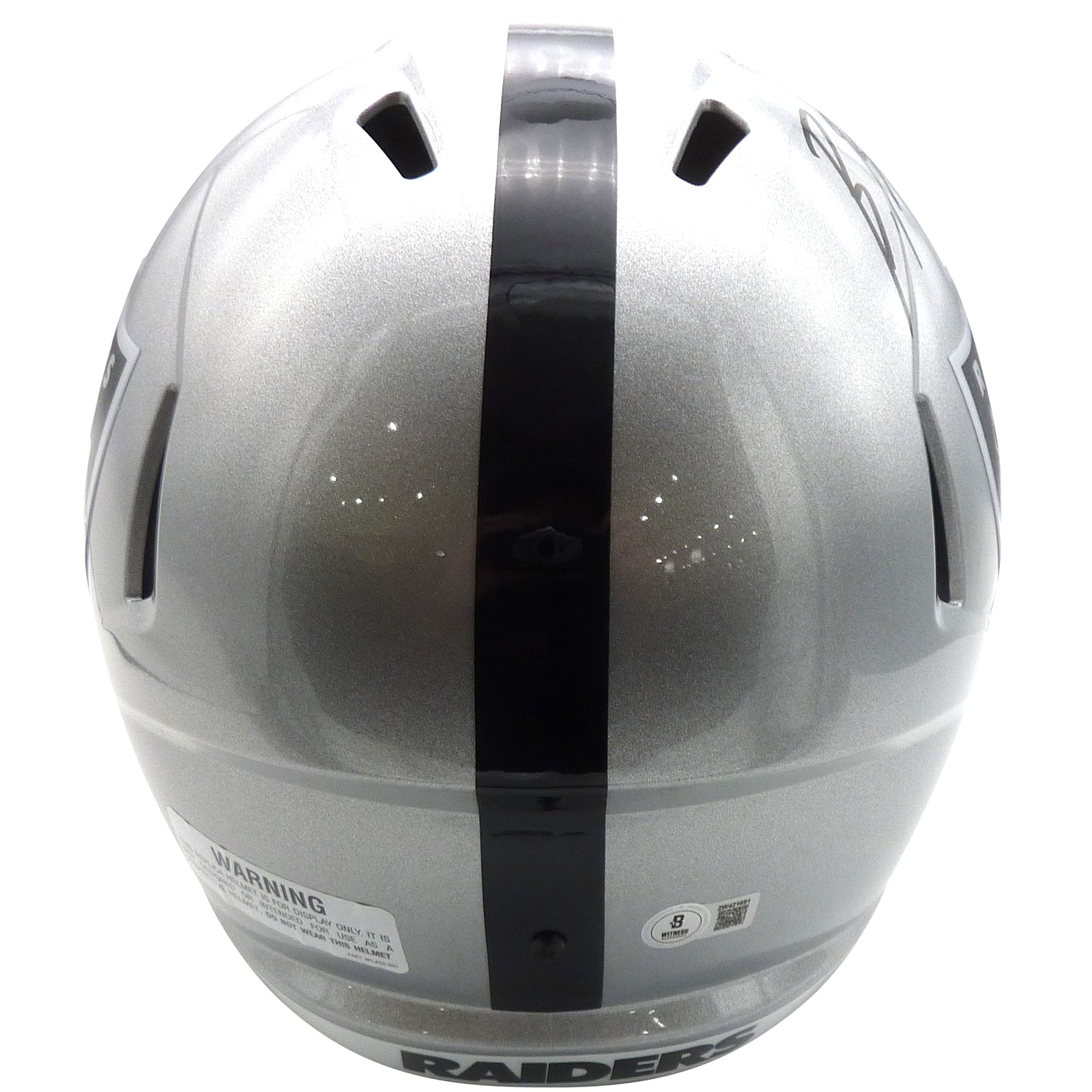 Autographed Brock Bowers Las Vegas Raiders Deluxe Full-Size Replica Helmet - Beckett-Powers Sports Memorabilia