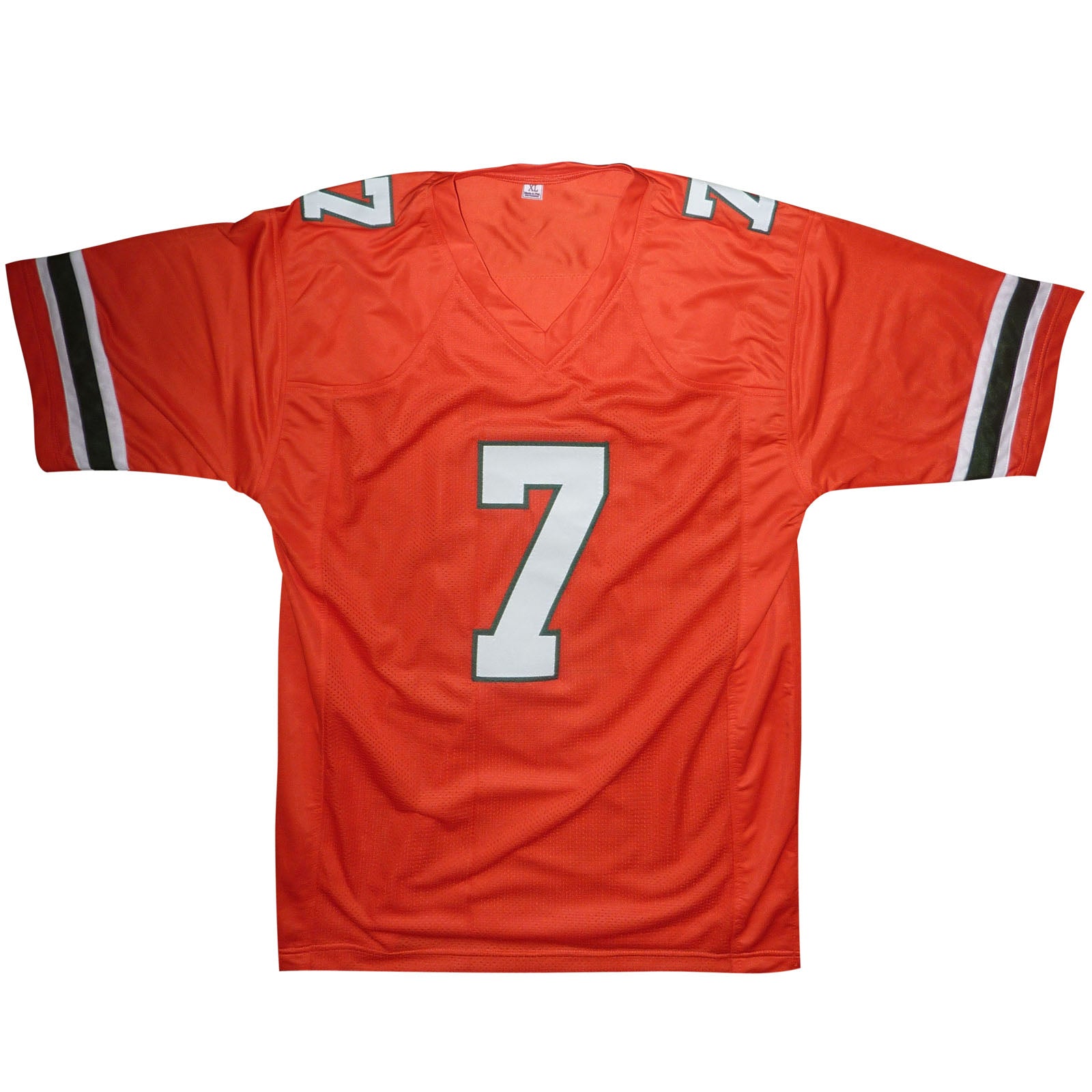 Autographed Xavier Restrepo Miami Hurricanes (Orange #7) Custom Jersey - JSA-Powers Sports Memorabilia