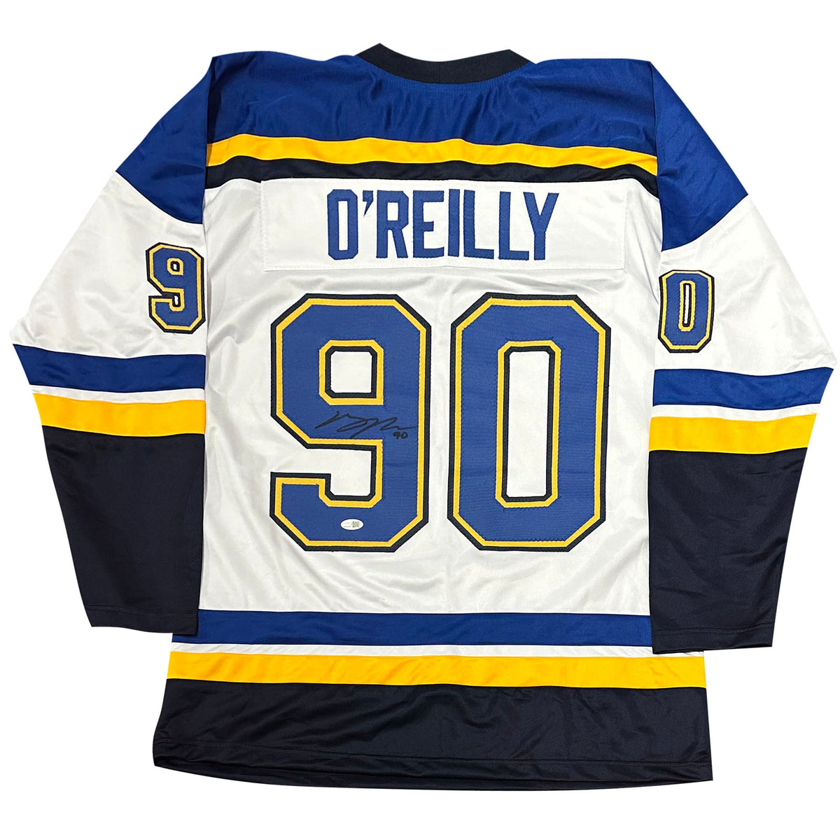 Autographed Ryan O'Reilly St Louis (White #90) Custom Hockey Jersey - JSA-Powers Sports Memorabilia