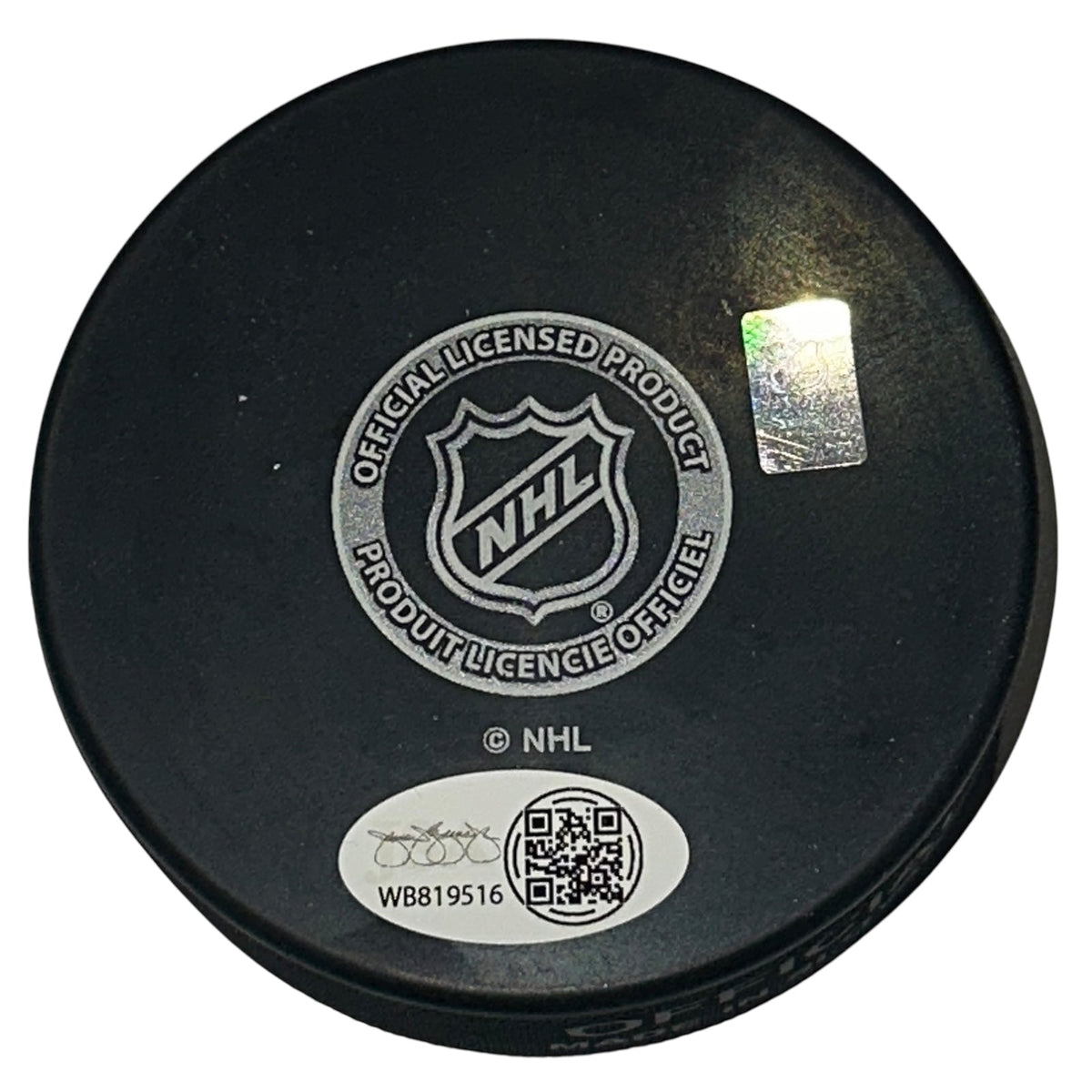 Autographed Luke Schenn Nashville Predators Hockey Puck - JSA-Powers Sports Memorabilia