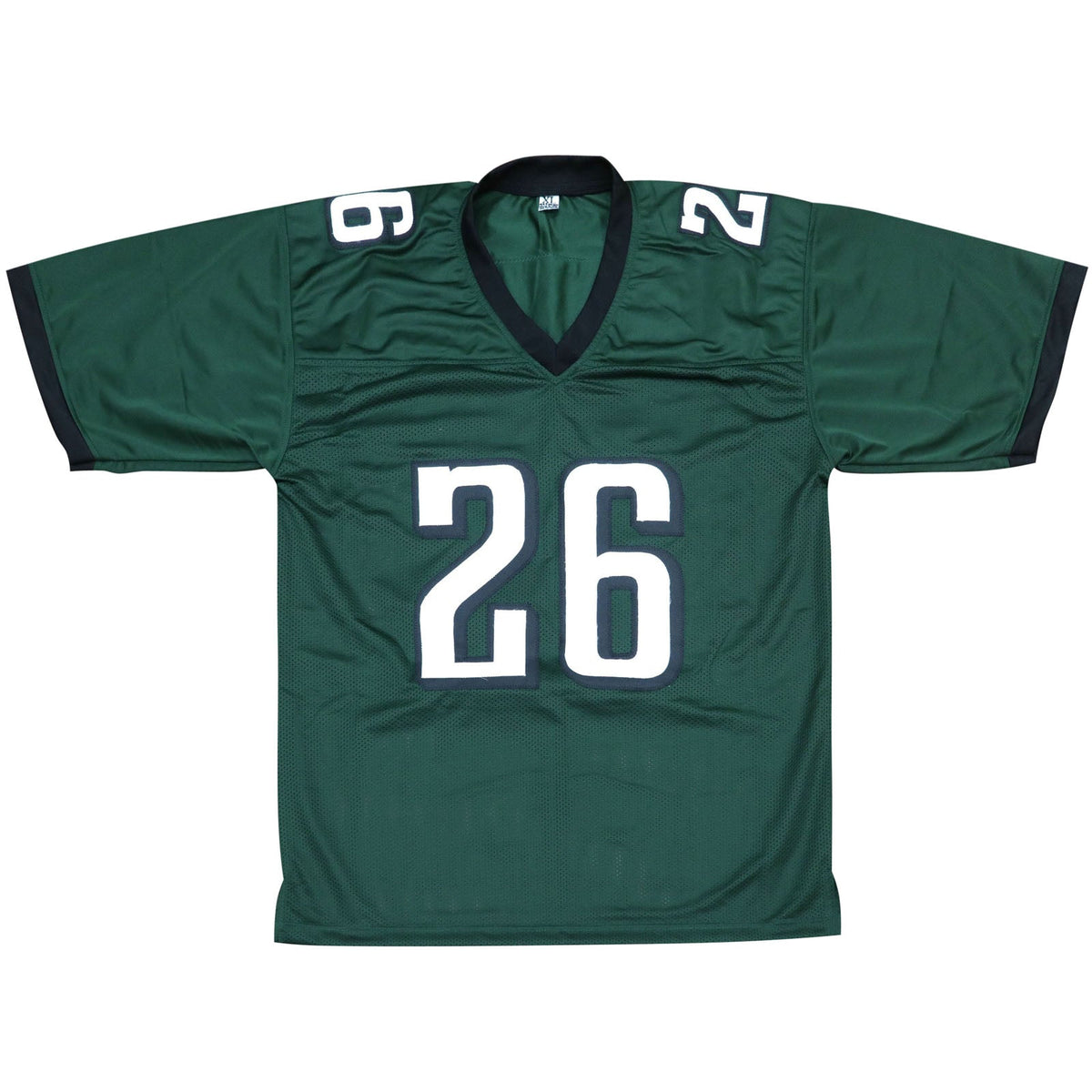 Autographed Saquon Barkley Philadelphia (Green #26) Custom Jersey - Beckett-Powers Sports Memorabilia