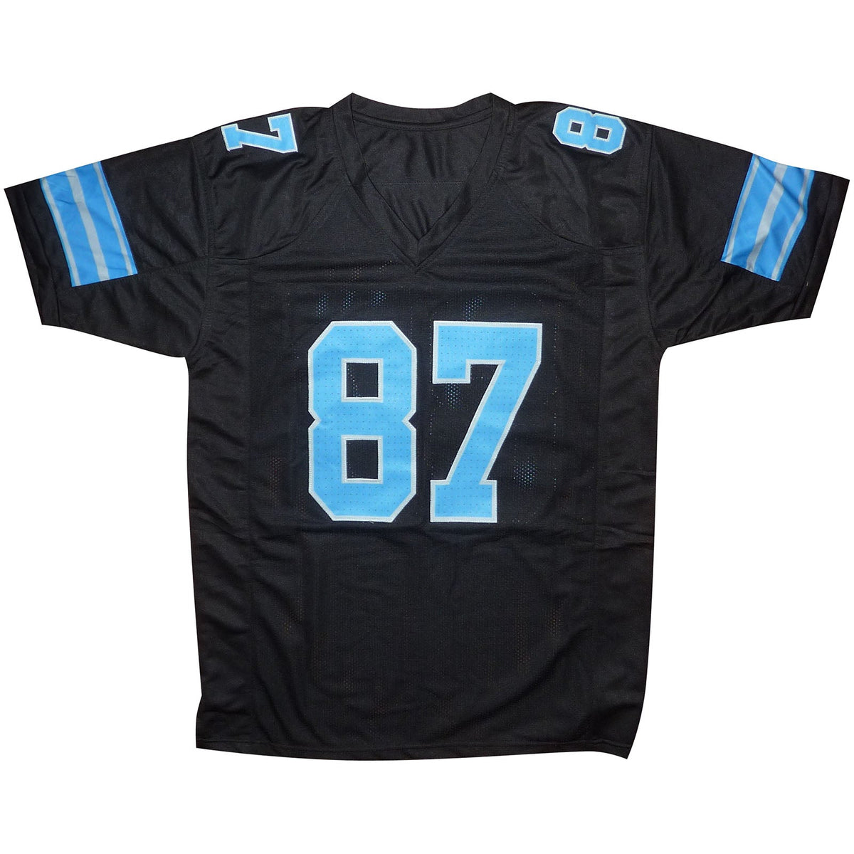Autographed Sam LaPorta Detroit (Black #87) Custom Jersey - Beckett-Powers Sports Memorabilia