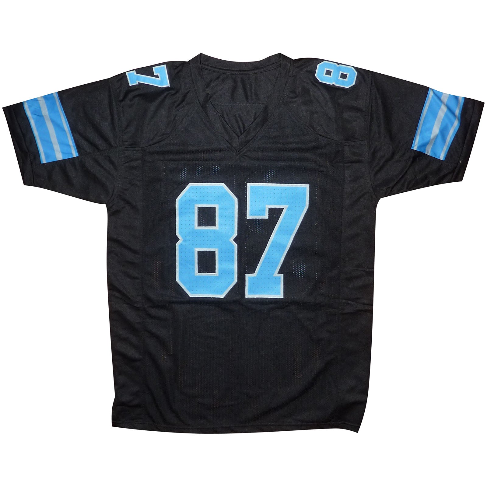 Autographed Sam LaPorta Detroit (Black #87) Custom Jersey - Beckett-Powers Sports Memorabilia