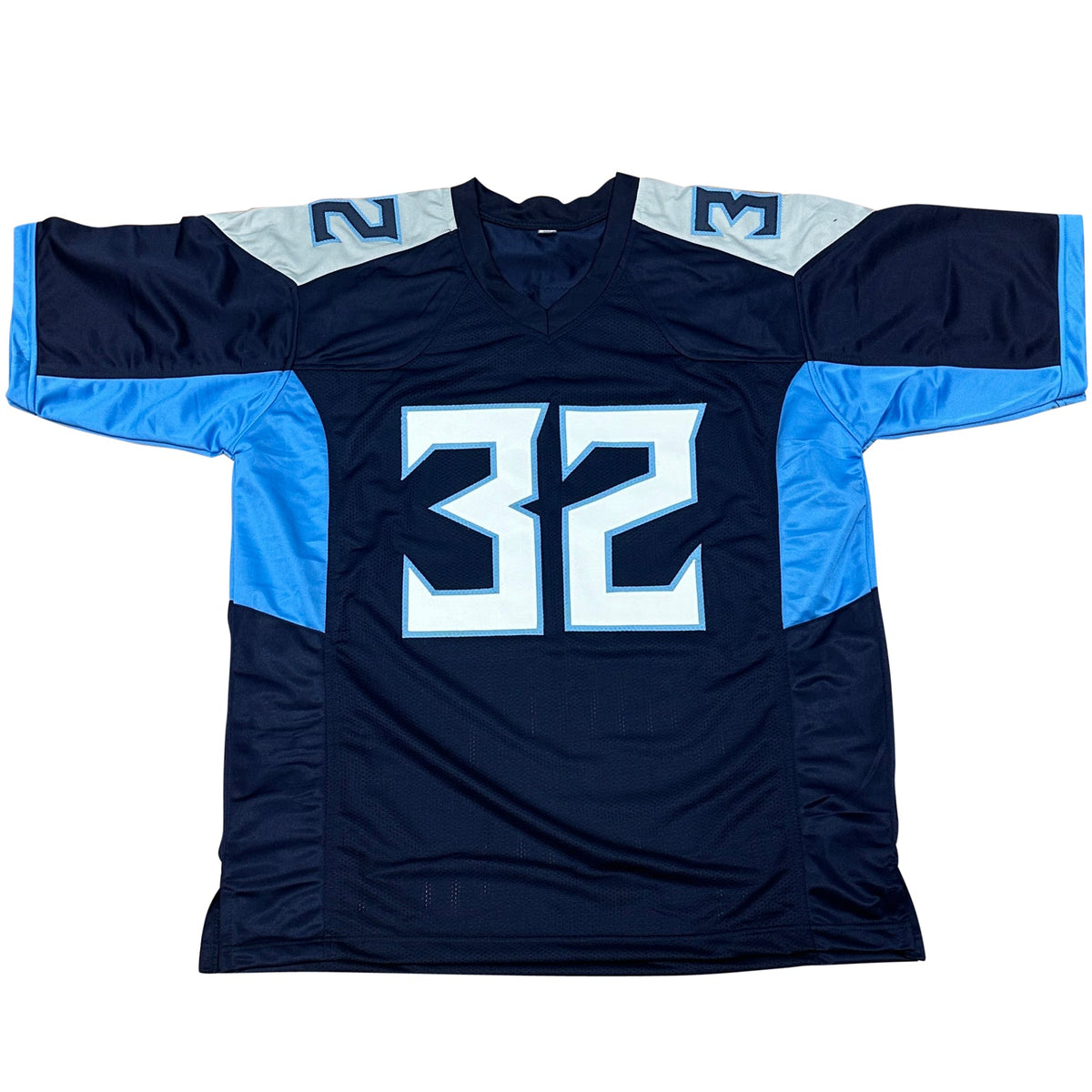 Autographed Tyjae Spears Tennessee (Navy Blue #32) Custom Jersey - Beckett-Powers Sports Memorabilia
